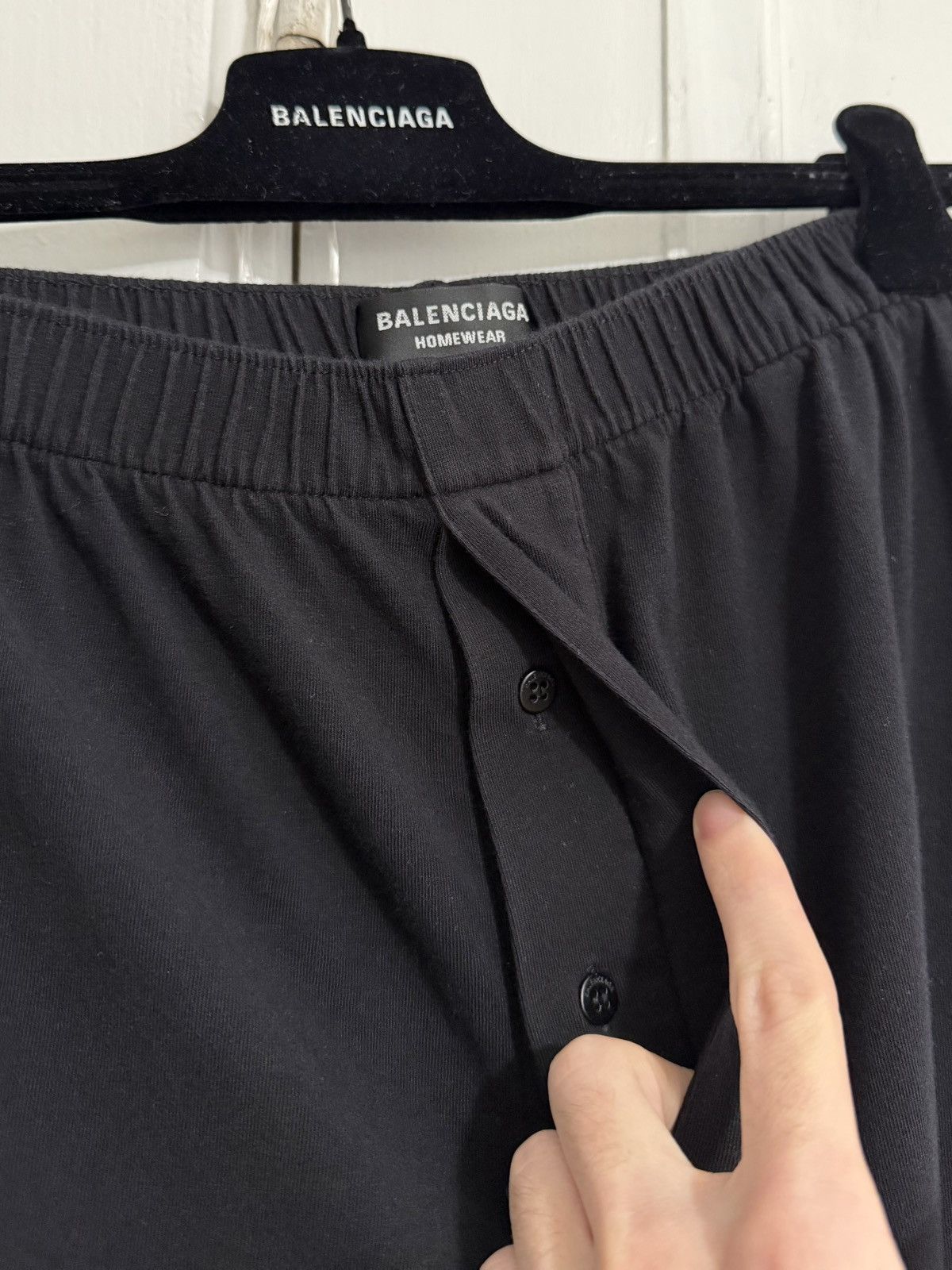 Balenciaga Rare Spa Logo Baggy Jersey Sweatpant [S] Size US 32 / EU 48 - 5 Thumbnail