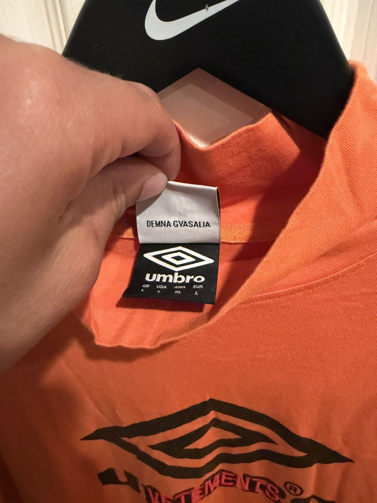 Vetements Vetements umbro collab Size US L / EU 52-54 / 3 - 4 Thumbnail