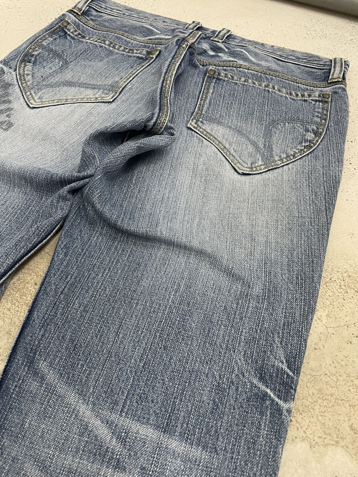 HIDEAWAYS × Nicole Club Hideaways Nicole Light Wash Whisker Y2K Design Size US 30 / EU 46 - 16 Thumbnail