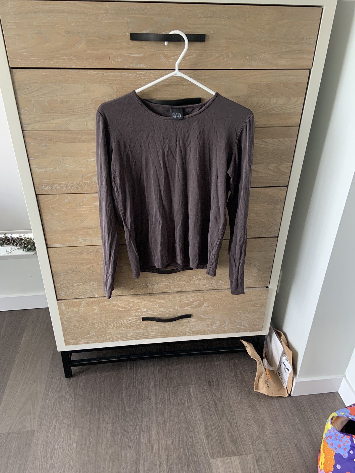 Eileen Fisher Eileen Fisher brown silk top Size M / US 6-8 / IT 42-44 - 1 Thumbnail