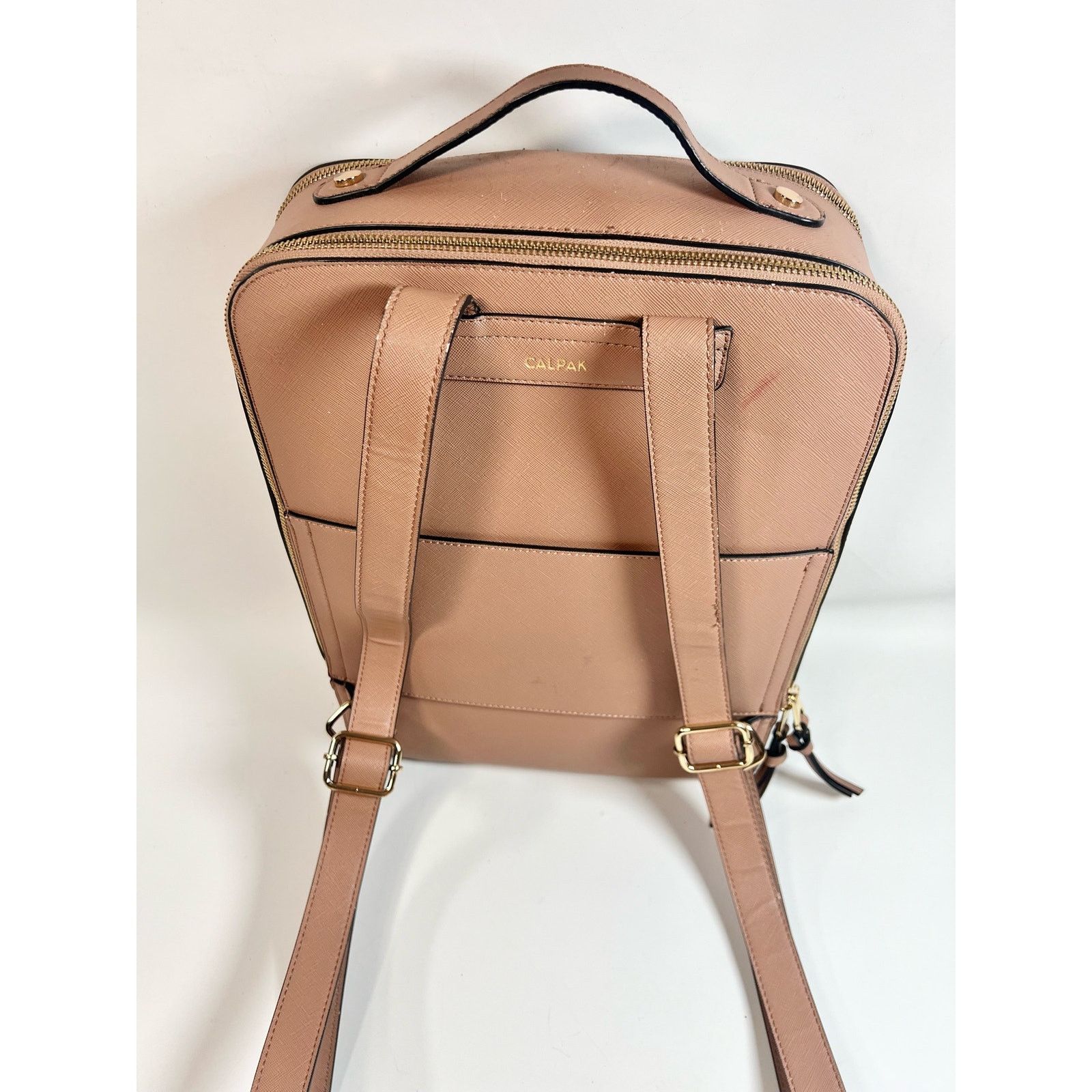 Designer Calpak Kaya 15 inch Laptop Backpack in Caramel $118 Size ONE SIZE - 4 Thumbnail