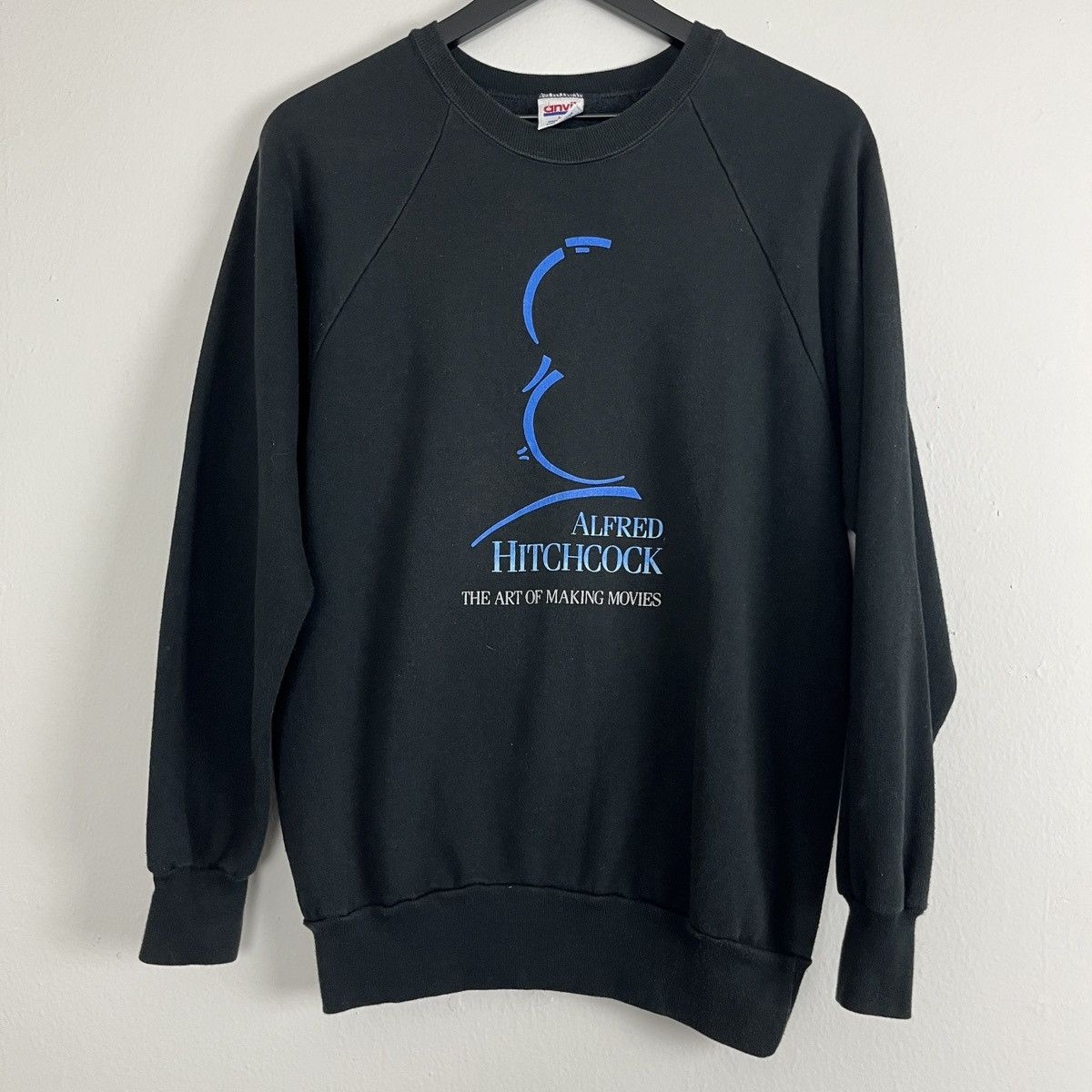 Anvil Vintage 90’s Alfred Hitchcock Crewneck Sweatshirt Size US L / EU 52-54 / 3 - 1 Thumbnail