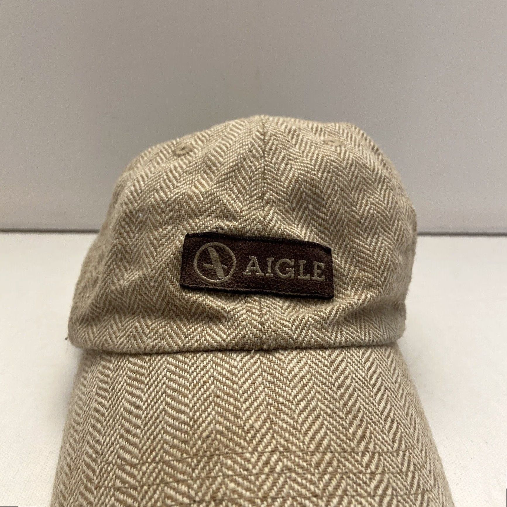 Aigle VINTAGE Aigle Tweed Baseball Cap One Size Beige Womens Size ONE SIZE - 4 Thumbnail