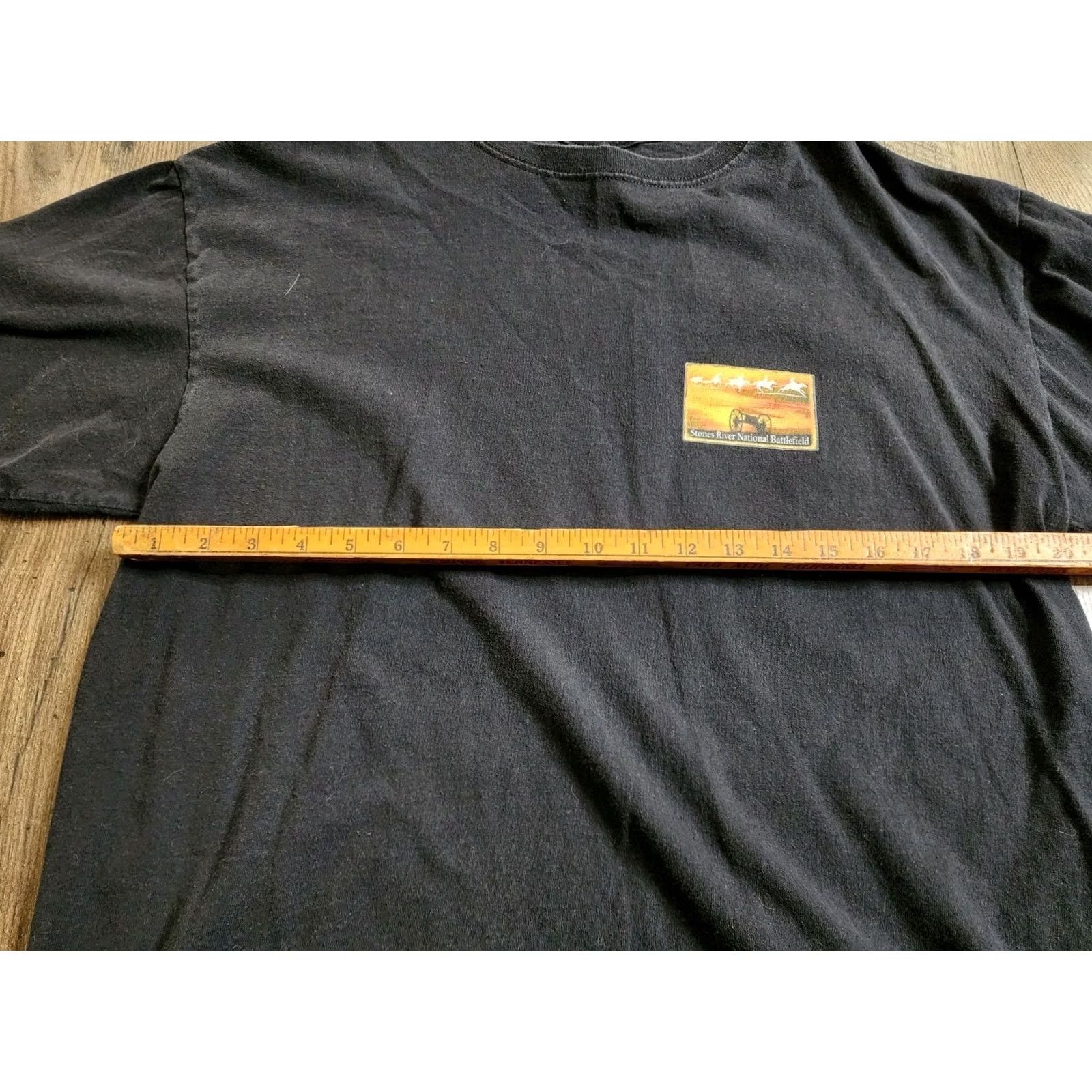 Anvil Retro Mens XL BATTLE OF STONE'S RIVER TN US CIVIL WAR T Shirt Double Sided Size US XL / EU 56 / 4 - 2 Thumbnail