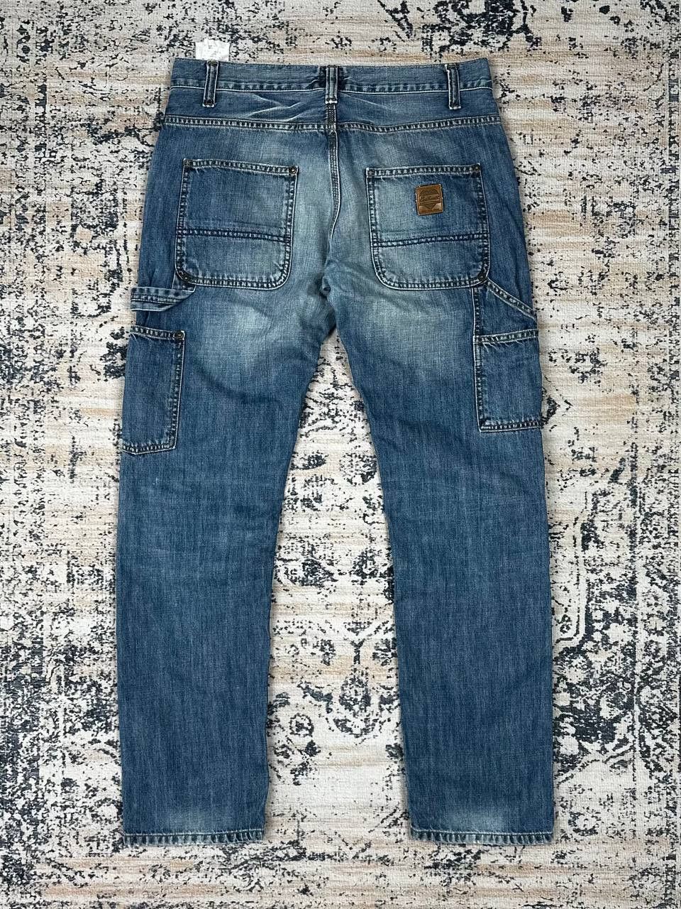 Carhartt Vintage Carhartt WIP Harvest Carpenter Denim pants Size US 31 - 1 Thumbnail