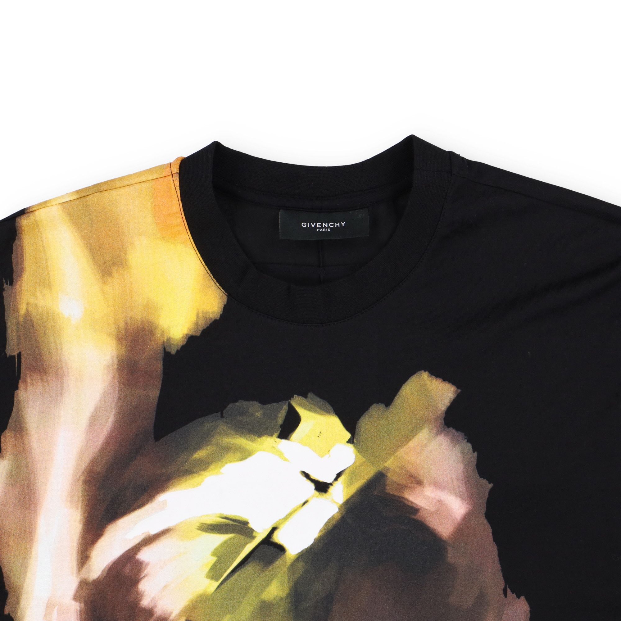 Givenchy Black Abstract Brushstroke Oversized T-Shirt Size US XS / EU 42 / 0 - 4 Thumbnail