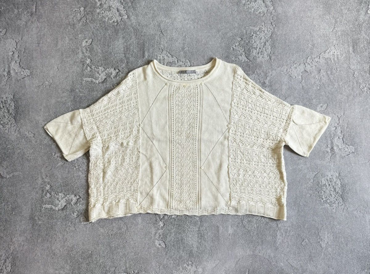 Designer High Use oversized relaxed sweater jumper pullover cape knit Size ONE SIZE - 6 Thumbnail