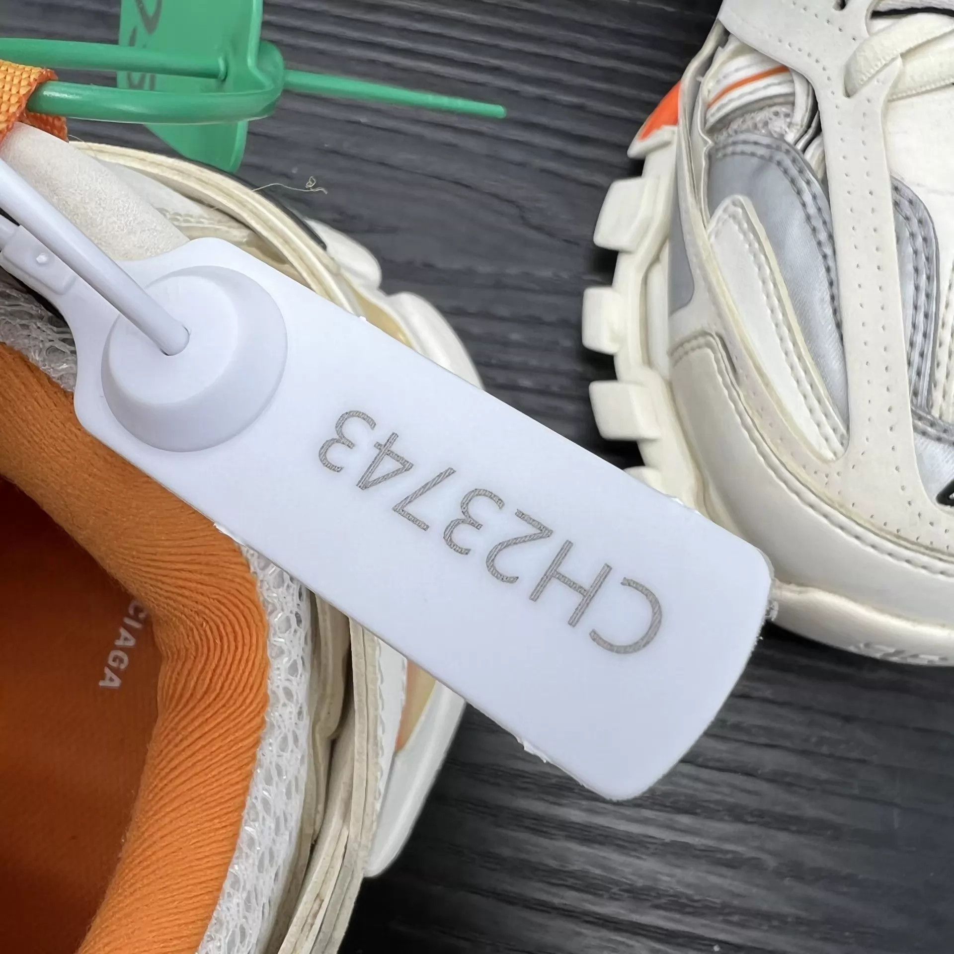 Balenciaga Balenciaga Track White Orange 43 New Size US 10 / EU 43 - 9 Thumbnail