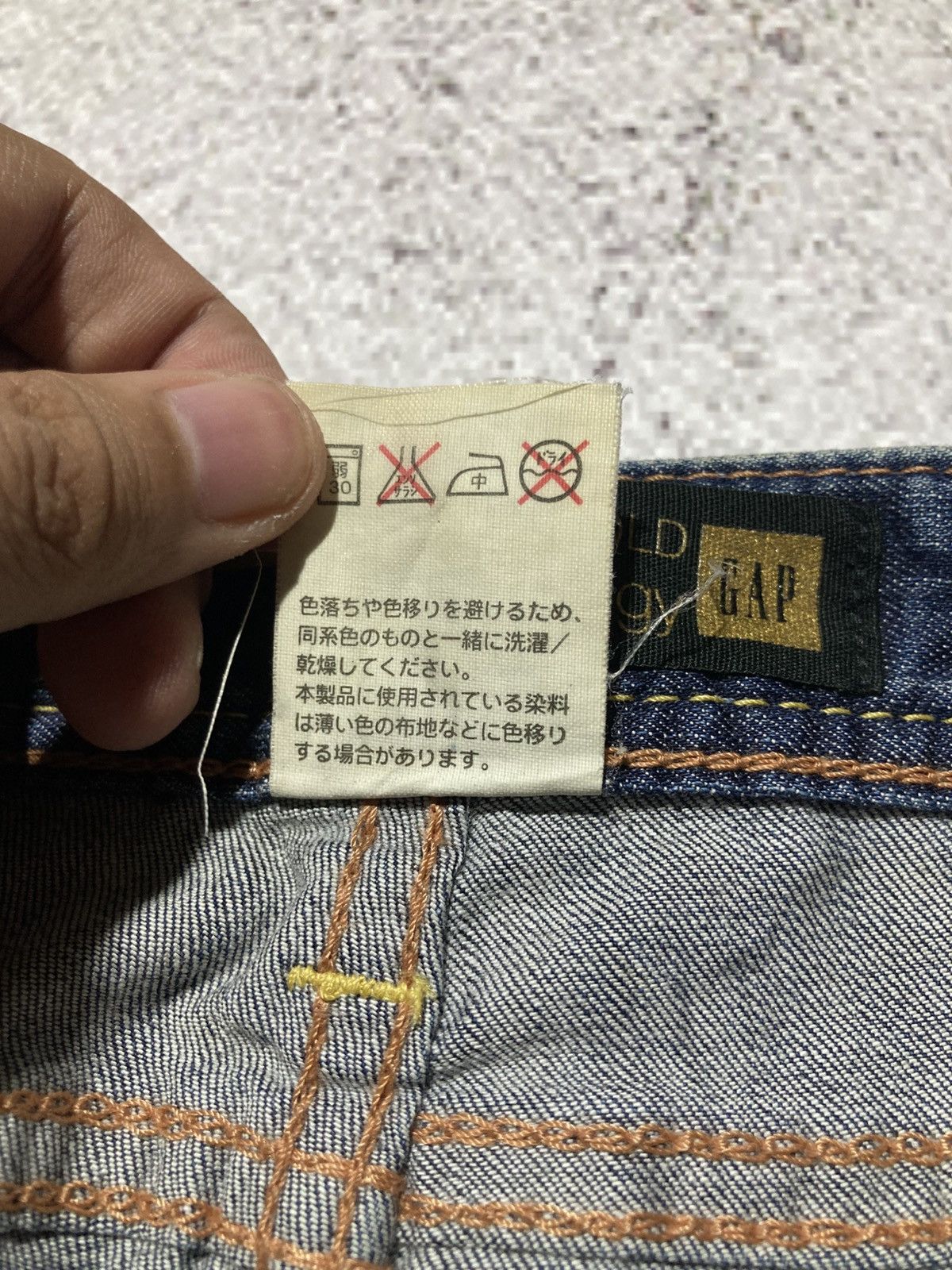 Japanese Brand 🇯🇵 2000s Gap Multi Button Flared Bootcut Faded Jeans Blue Size US 29 - 18 Thumbnail