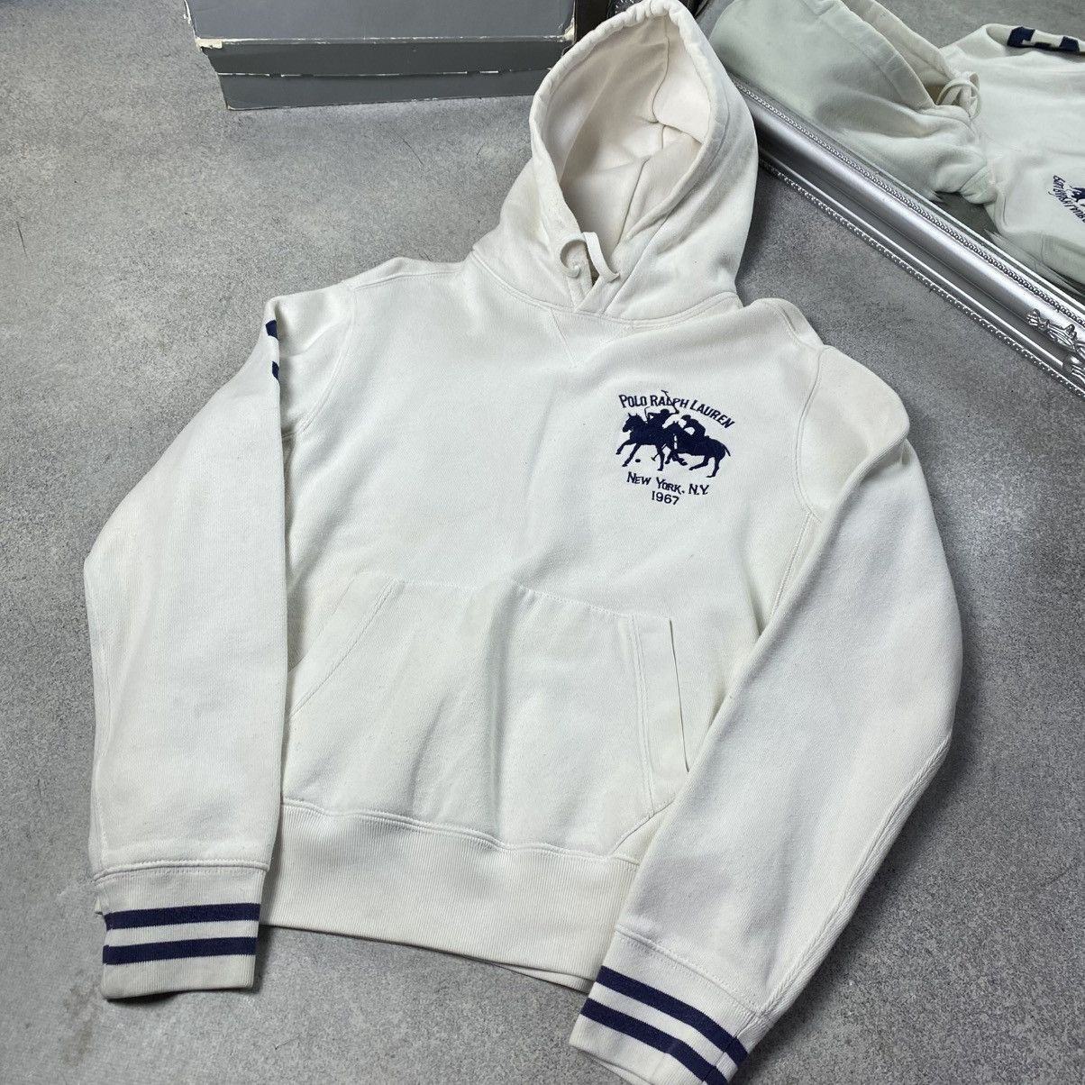 Polo Ralph Lauren Polo Ralph Lauren big pony hoodie White Size US S / EU 44-46 / 1 - 5 Thumbnail