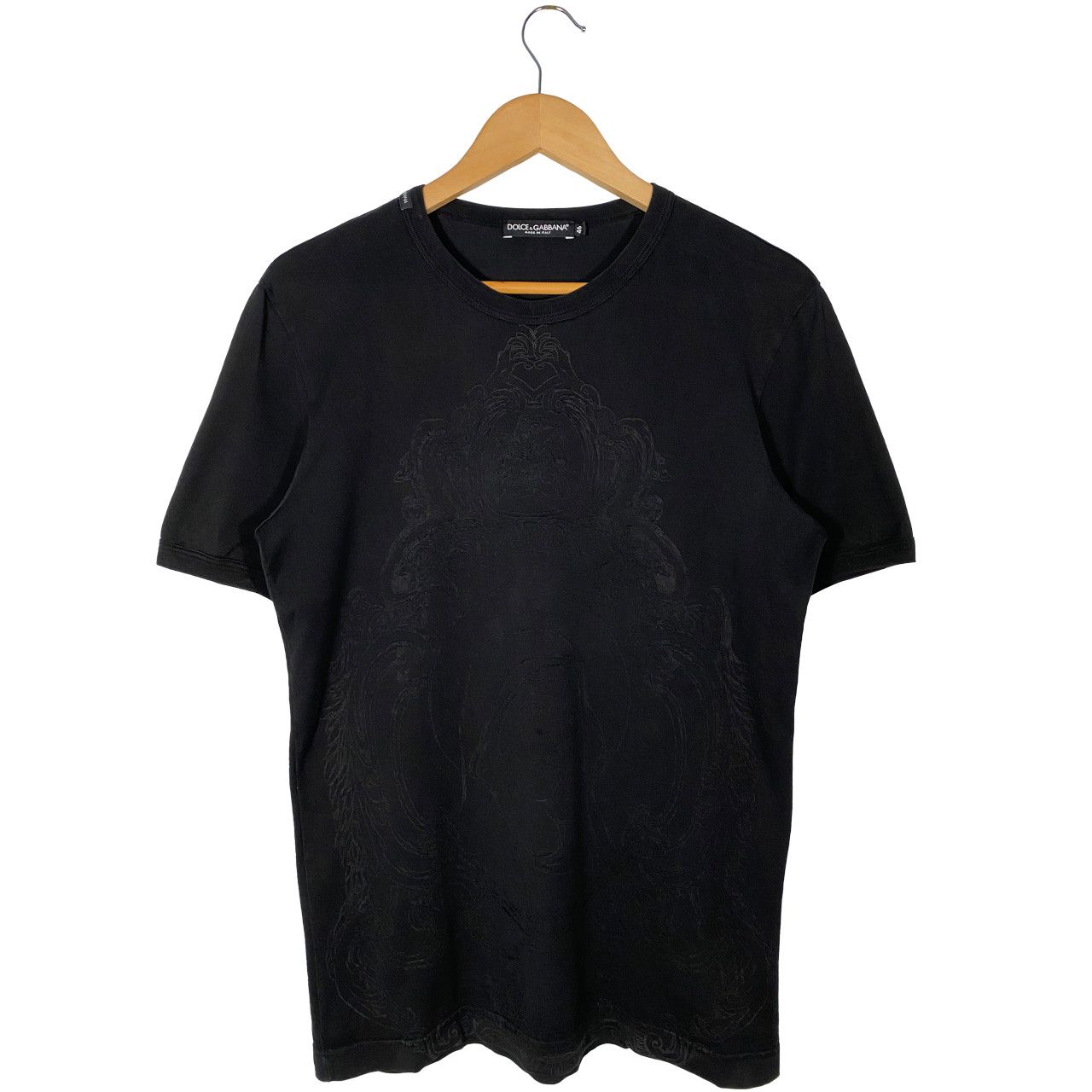 Dolce & Gabbana Dolce & Gabbana Saint Mary Elegant Baroque Tee Black Size US S / EU 44-46 / 1 - 1 Thumbnail