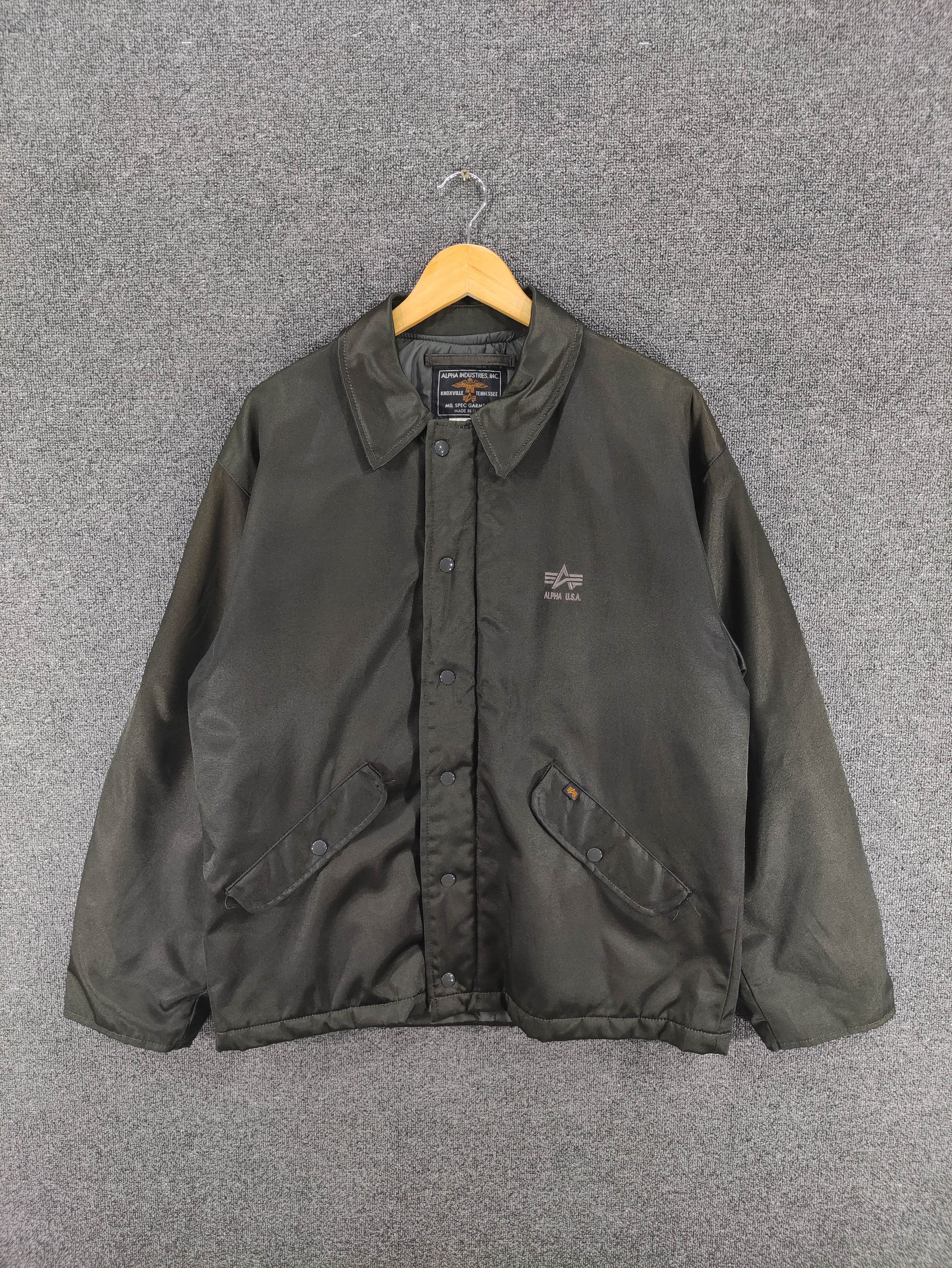 Alpha Industries Vintage Alpha Industries Jacket Zipper Size US L / EU 52-54 / 3 - 1 Thumbnail