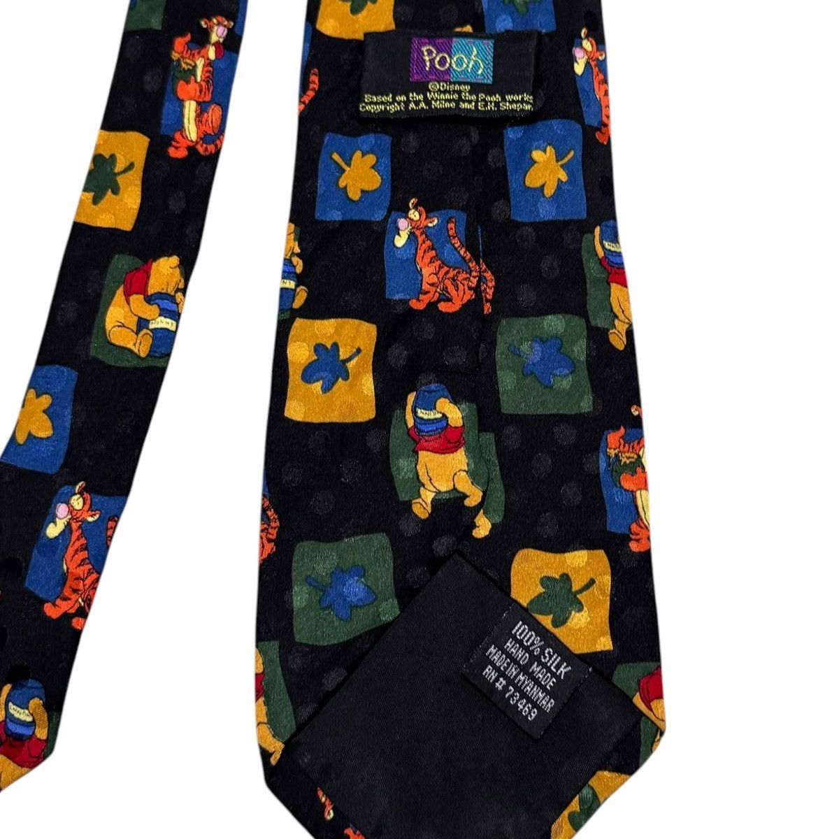 Disney × Vintage Lot of 2 Vintage Disney Pooh Silk Pooh Tigger Eeyore Ties Size ONE SIZE - 7 Thumbnail