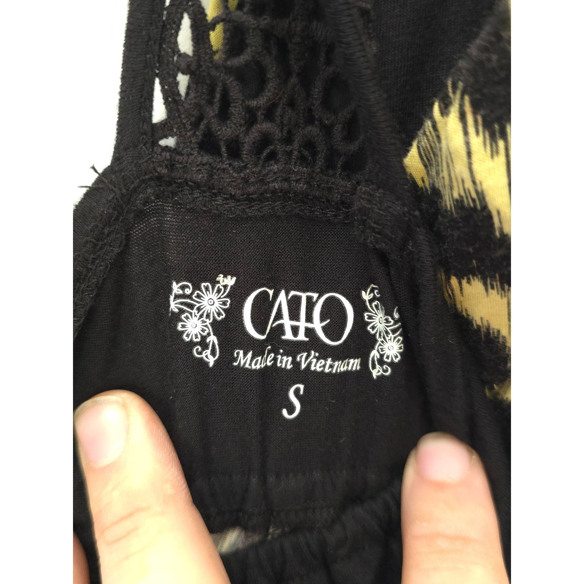 Other Cato Womens Leopard Print Maxi Dress Size S Black & Yellow Size S / US 4 / IT 40 - 4 Thumbnail