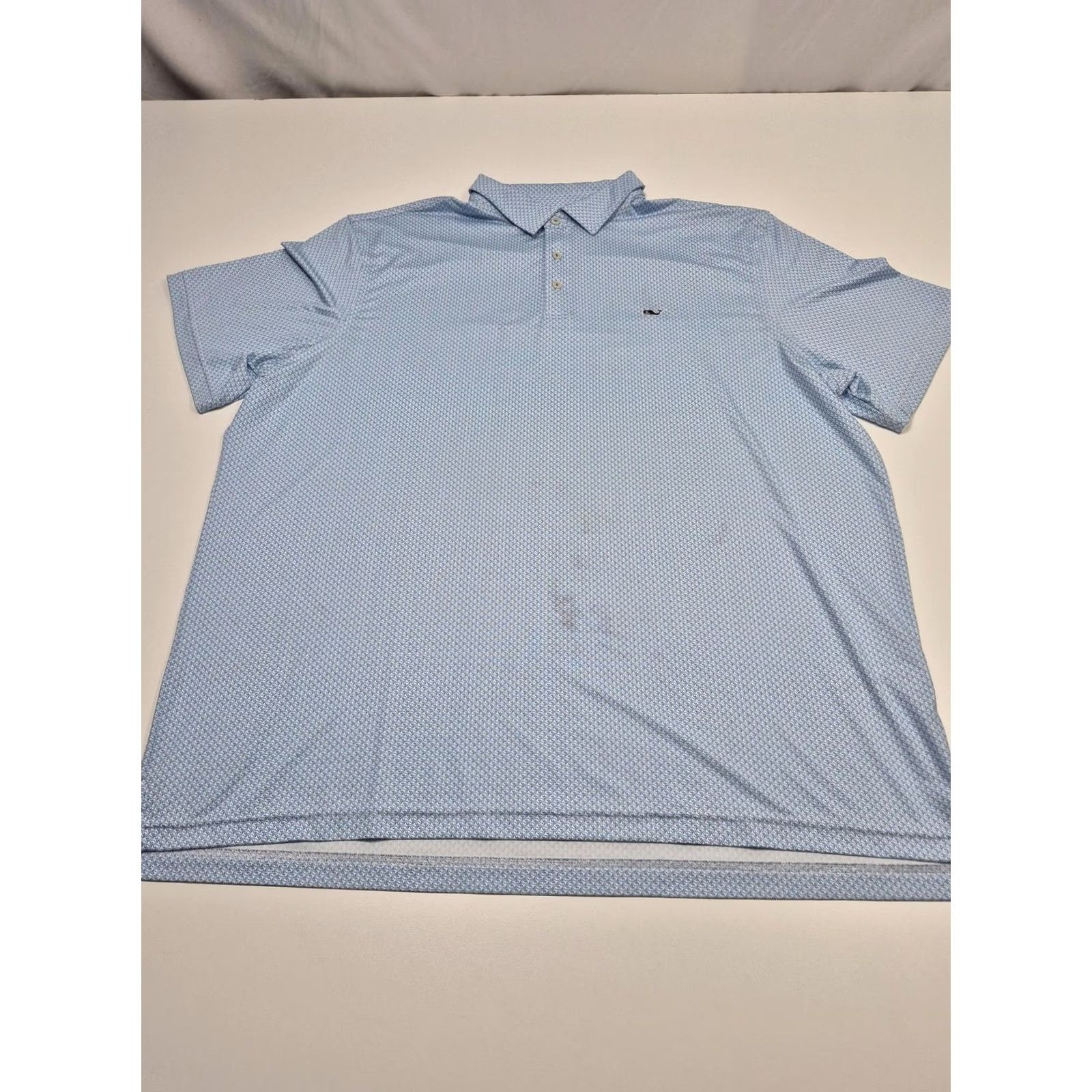 Vineyard Vines Vineyard Vines On-The-Go Sankaty Polo Shirt Mens 2XL Blue Whale AOP Golf Size US XXL / EU 58 / 5 - 2 Thumbnail