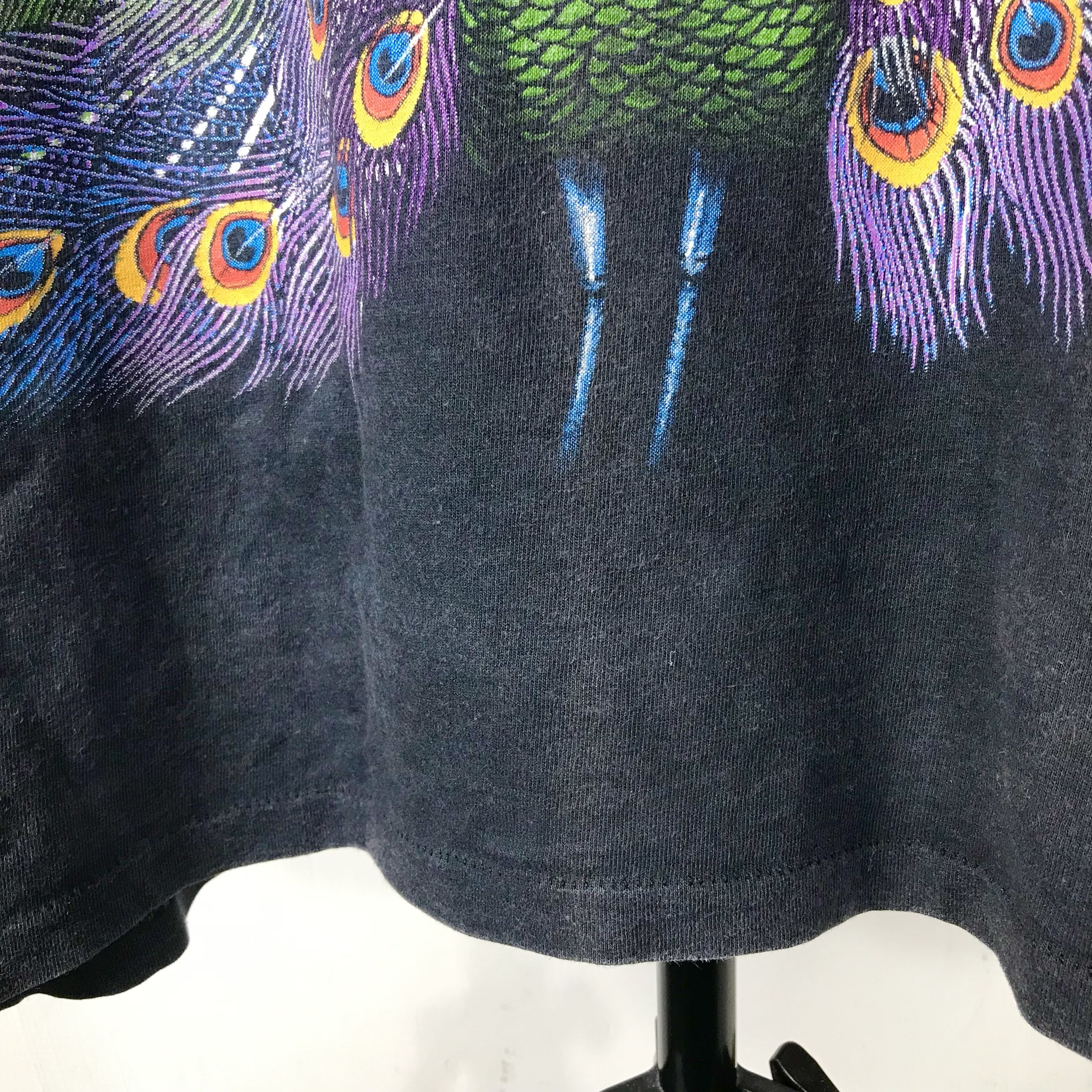 Habitat Rare 90s peacock habitat all overprint shirt liquid blue Size US XL / EU 56 / 4 - 6 Thumbnail