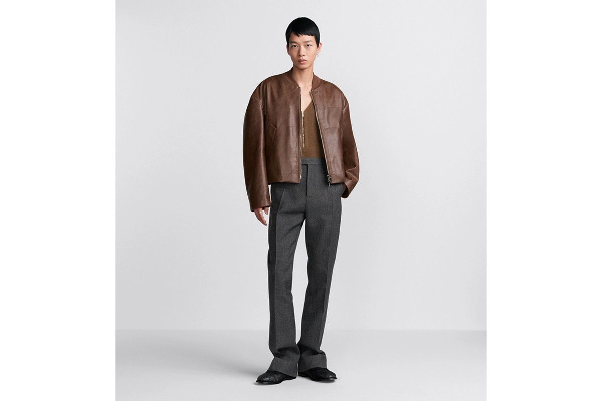 Dior o1bcso1str0226 Couture Bomber Jacket in Brown Size US XL / EU 56 / 4 - 5 Thumbnail