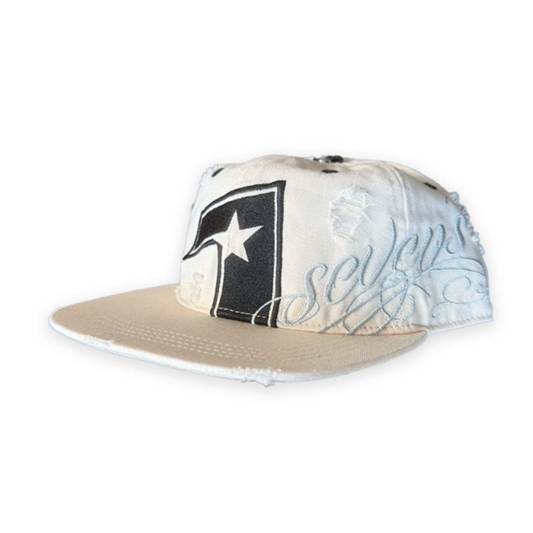 TRIPLE SEVENS Cream Black Famous Hat Size ONE SIZE - 1 Preview