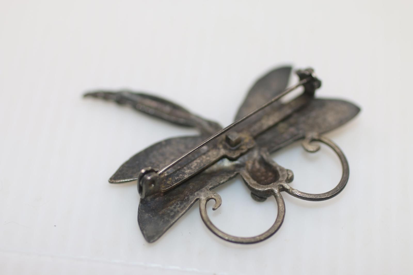 The Unbranded Brand Vintage Dragonfly Insect Brooch / Pin – Metal Art Jewelry Size ONE SIZE - 3 Thumbnail