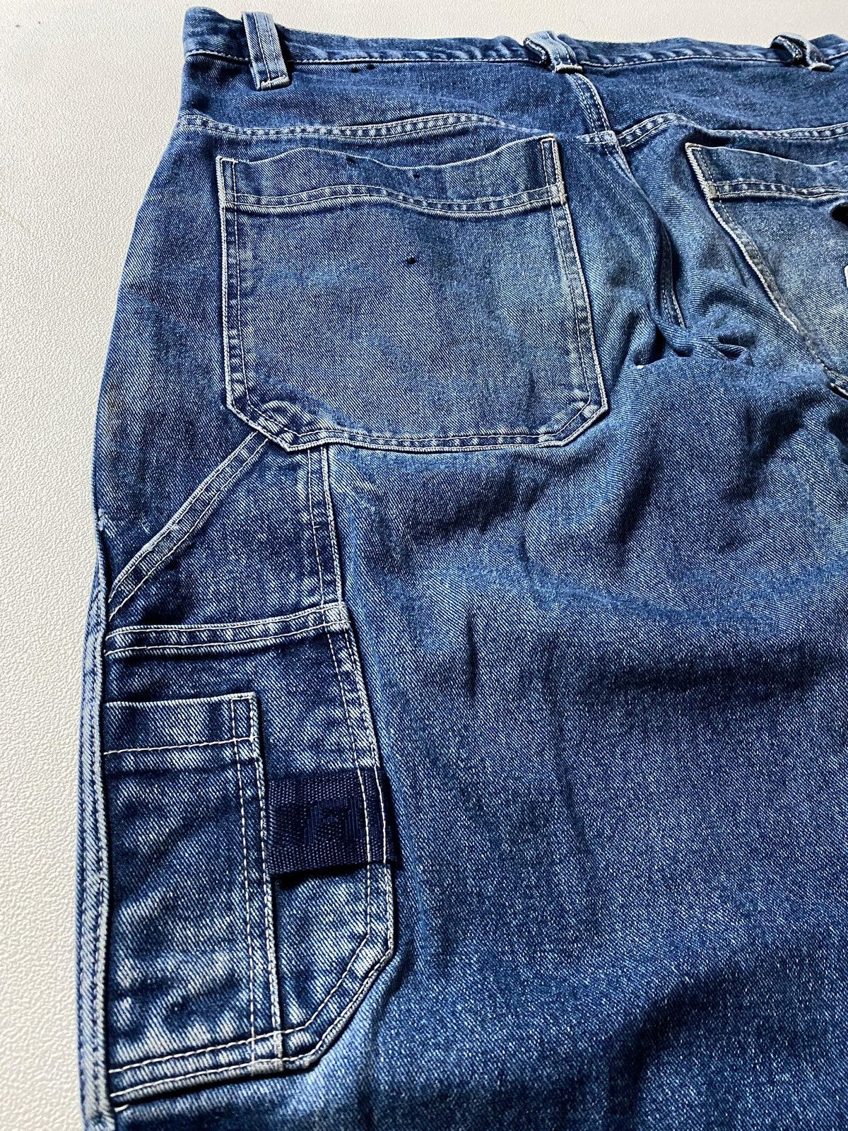 Fubu Fubu y2k Embroidered Carpenter Jeans Blue Size US 36 / EU 52 - 16 Thumbnail