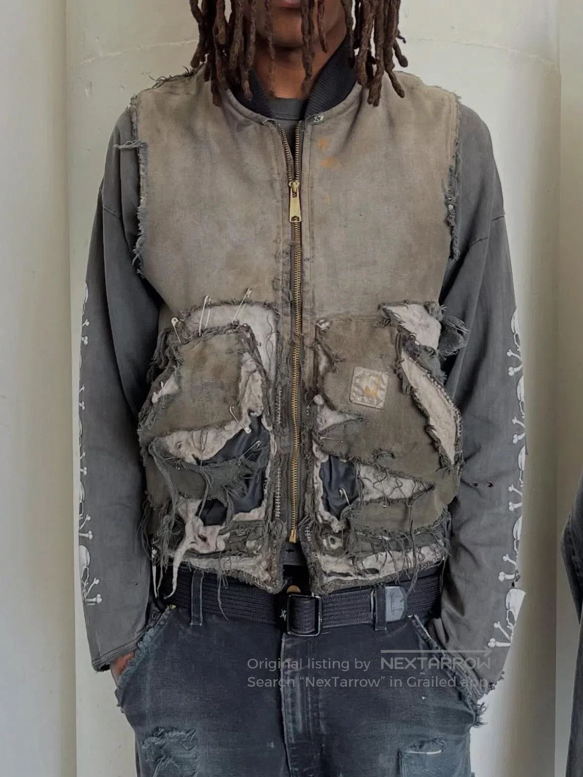Vintage Vintage Carhartt V02 Trashed Faded Vest. Size US M / EU 48-50 / 2 - 5 Thumbnail