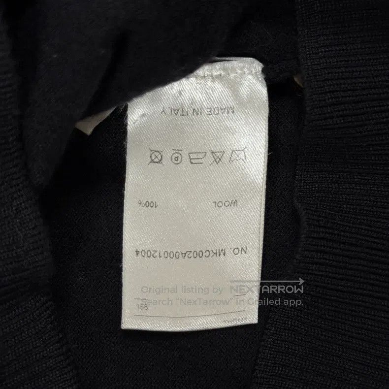 Thom Browne Thom Browne Black wool V-neck sweater Size US S / EU 44-46 / 1 - 6 Thumbnail
