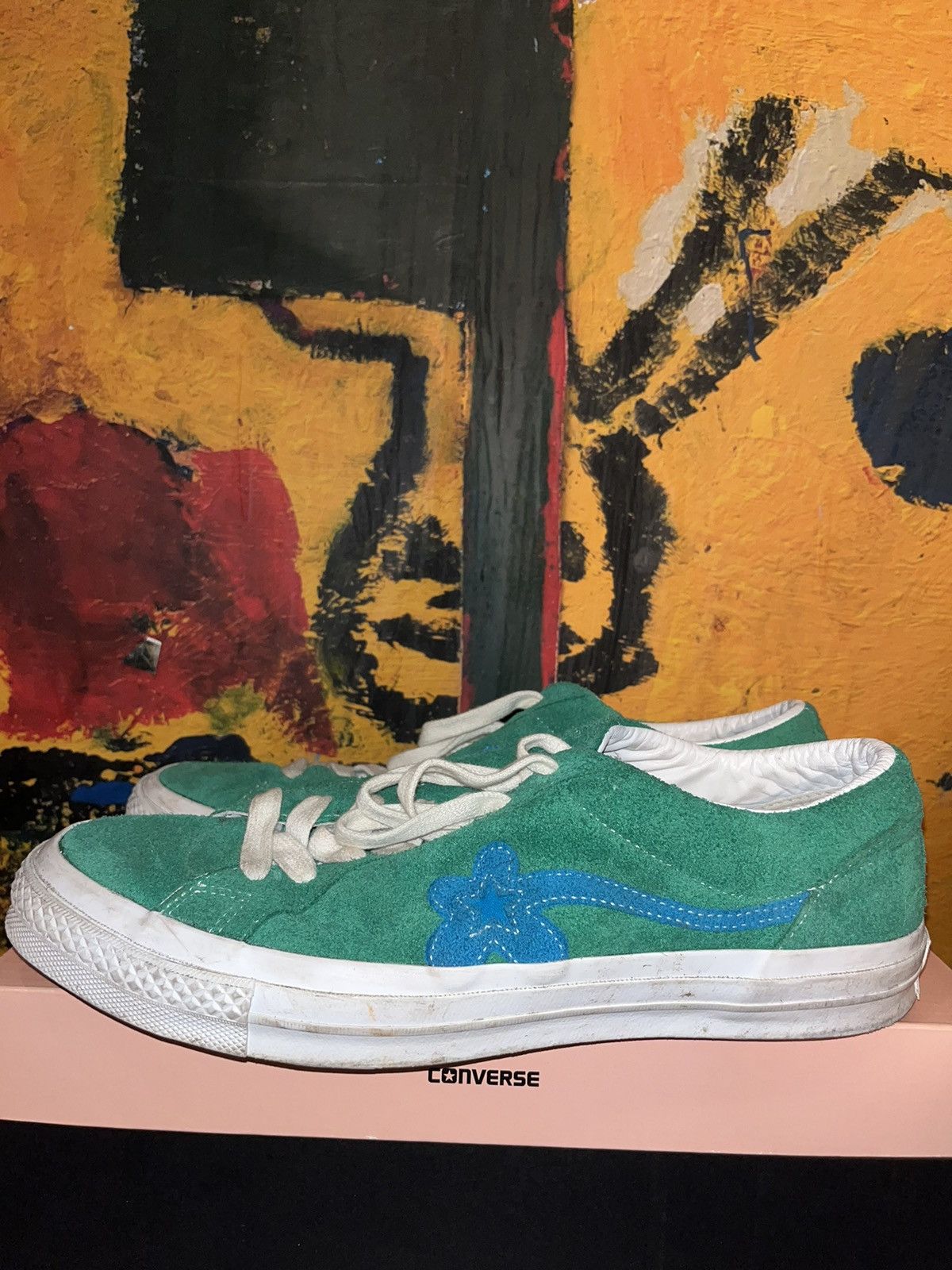 Converse one star ox tyler the creator golf le fleur jolly green best sale