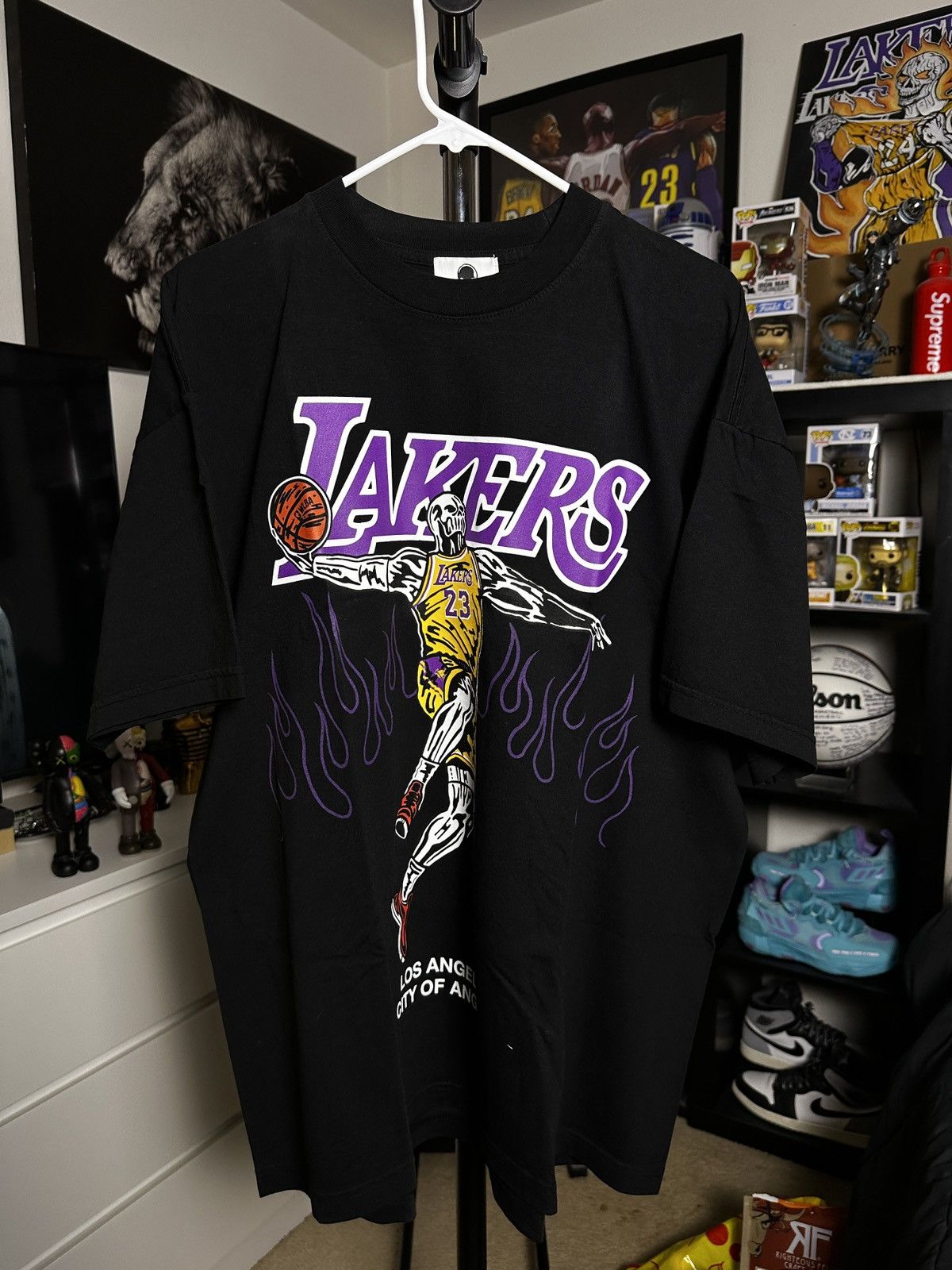 Warren Lotas Warren Lotas Lakers Tee🔥 Size US XL / EU 56 / 4 - 1 Thumbnail