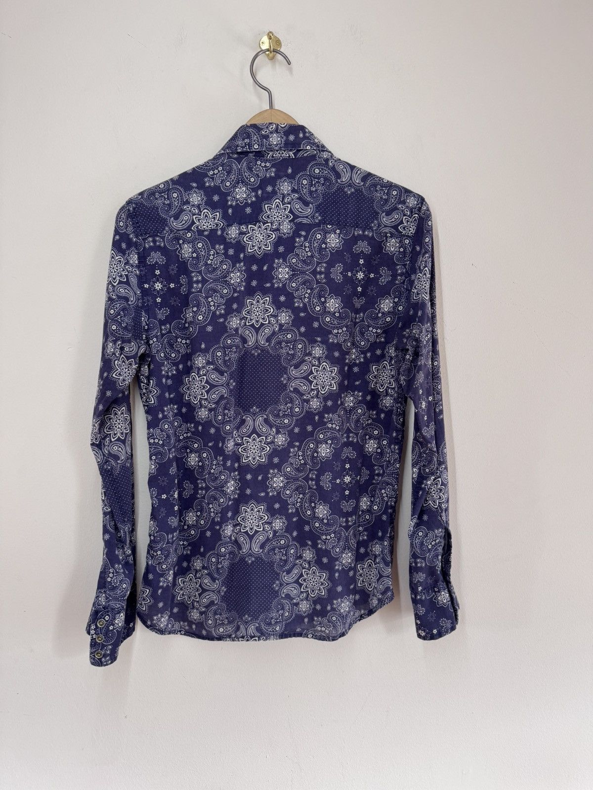 Needles Needles Bandana Western Snap Shirt Navy S Size US S / EU 44-46 / 1 - 4 Thumbnail