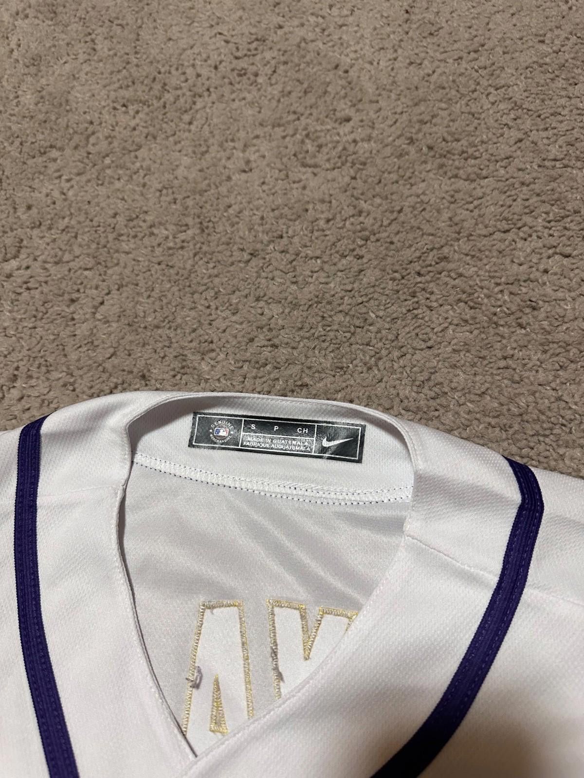 Nike Kobe Bryant Nike Los Angeles Lakers NBA Baseball Jersey Size ONE SIZE - 4 Thumbnail
