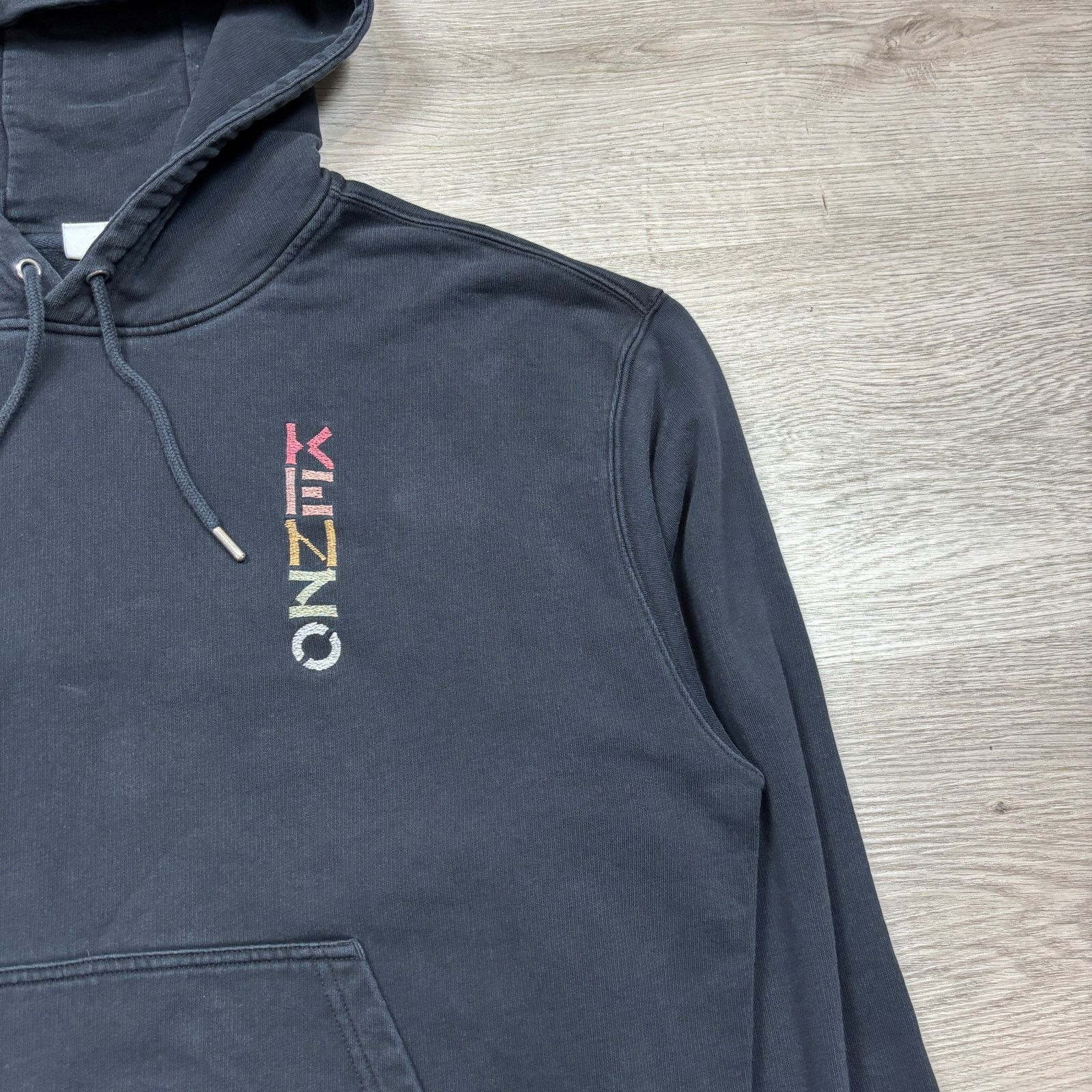 Kenzo Kenzo Embroidered Spellout Rainbow Logo Oversized Hoodie M Size US M / EU 48-50 / 2 - 4 Thumbnail