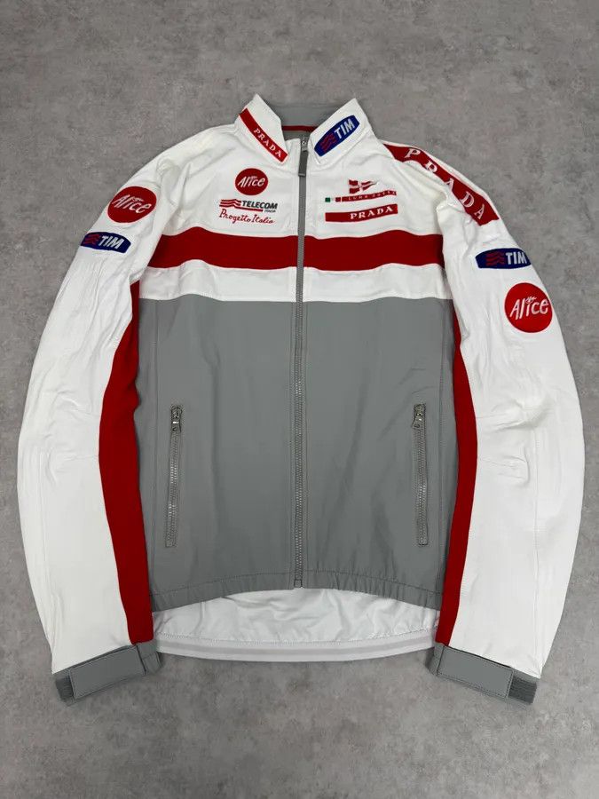 Prada 2003 Prada Luna Rossa Racing Challenge White Jacket Size US XL / EU 56 / 4 - 1 Thumbnail