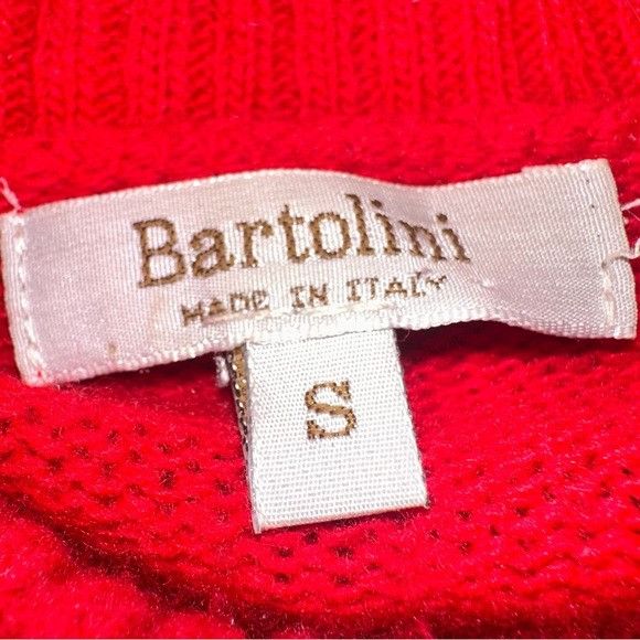 Other Bartolini Wool Cashmere Blend RedTurtleneck Sweater Size S / US 4 / IT 40 - 5 Thumbnail