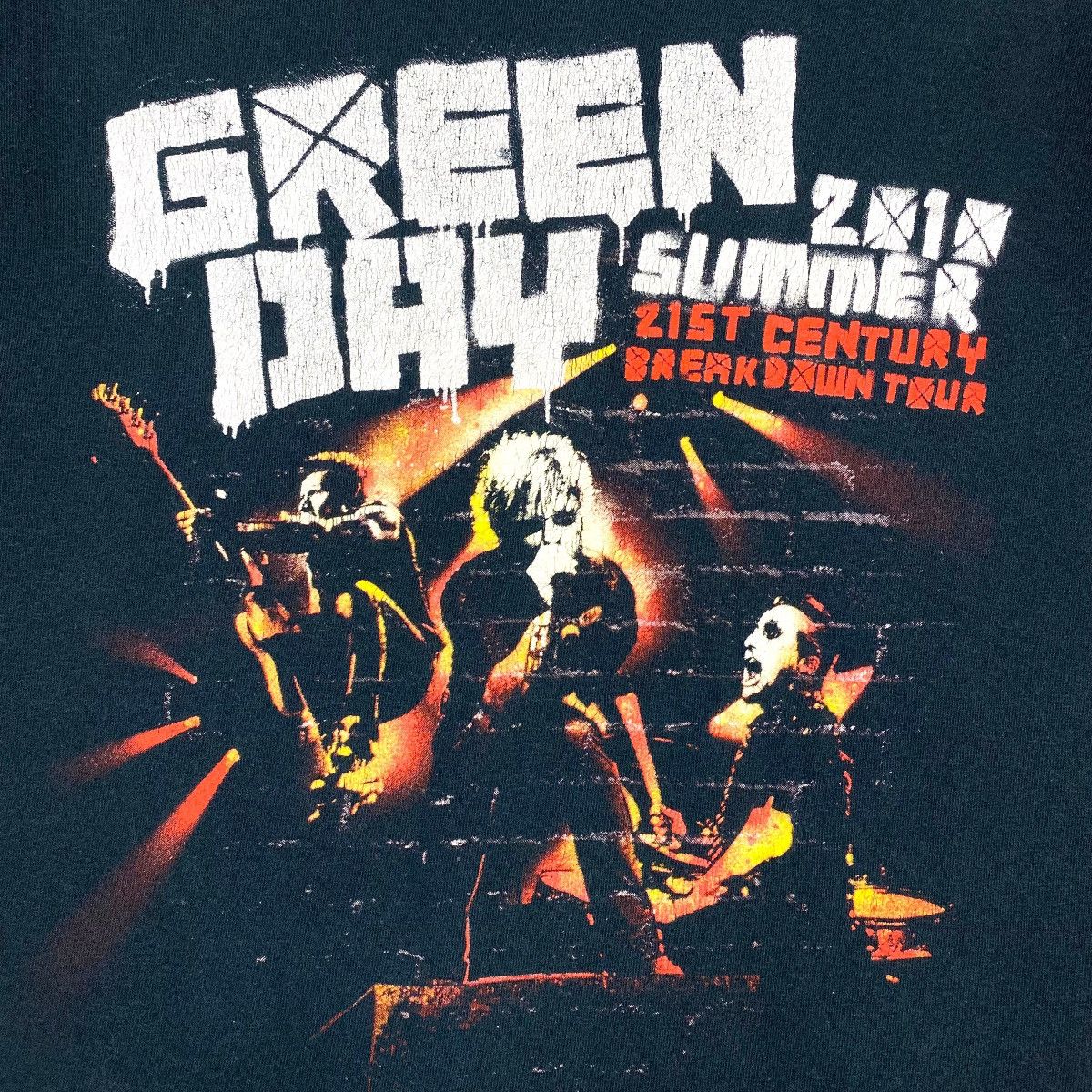 Band Tees × Vintage VINTAGE GREEN DAY 21ST CENTURY BREAKDOWN ALBUM TOUR TEE Size US S / EU 44-46 / 1 - 3 Thumbnail