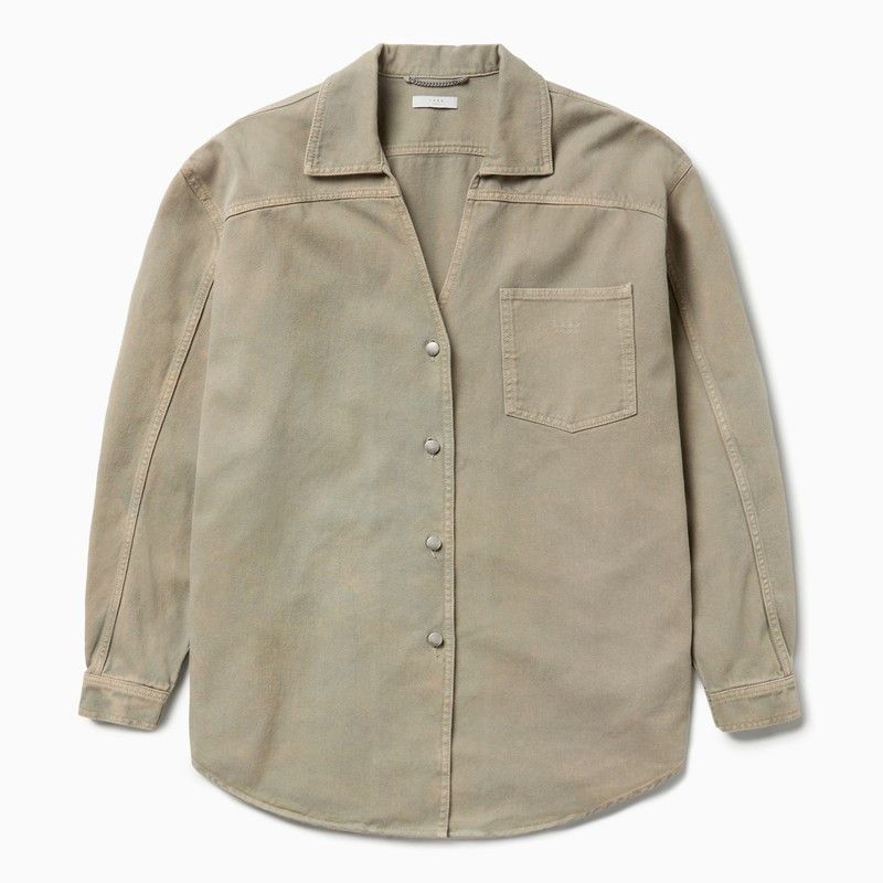 1989 STUDIO 1989 Studio Light Brown Denim Overshirt Size S / US 4 / IT 40 - 1 Thumbnail