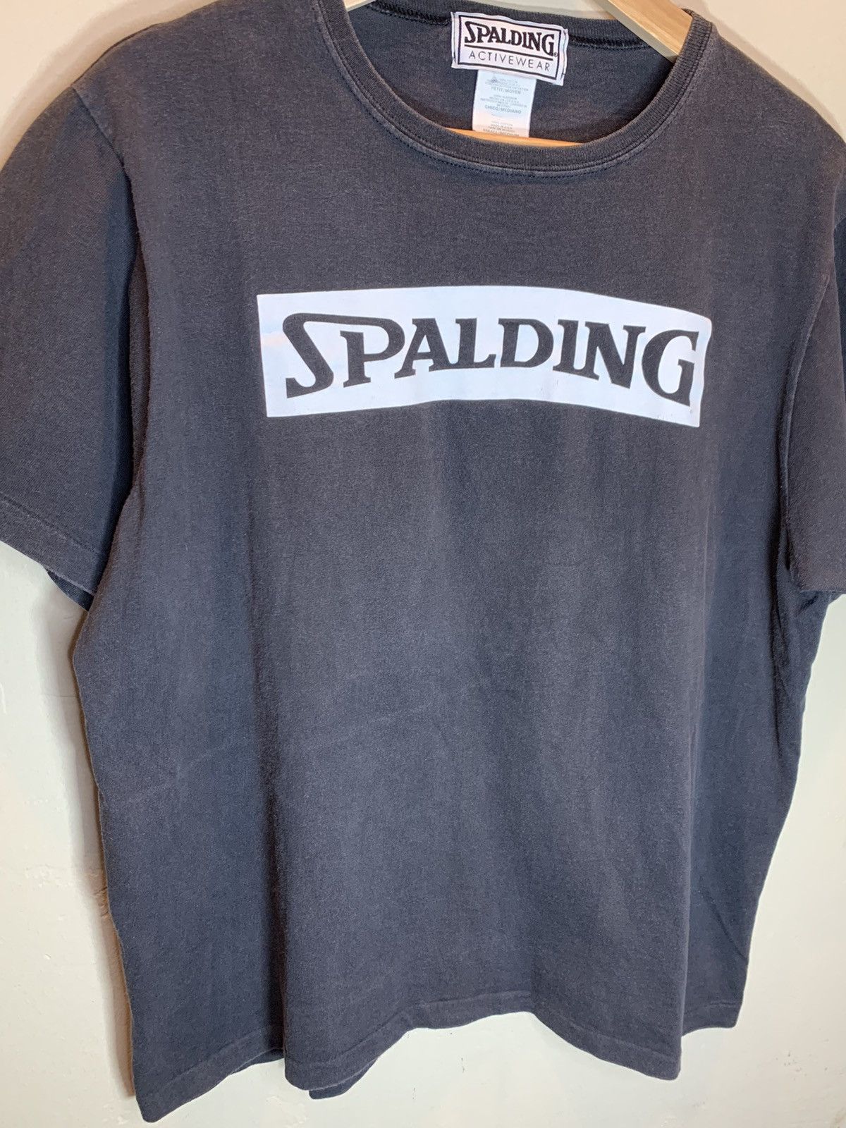 Spalding *RARE* Vintage Spalding Basketball Faded Single Stitch Shirt Size US M / EU 48-50 / 2 - 2 Thumbnail