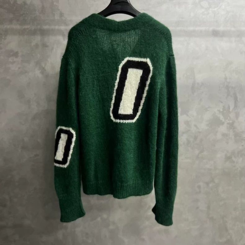 Louis Vuitton Louis Vuitton Louis Vuitton Green Letter Pattern Knit Swea Size US L / EU 52-54 / 3 - 5 Thumbnail