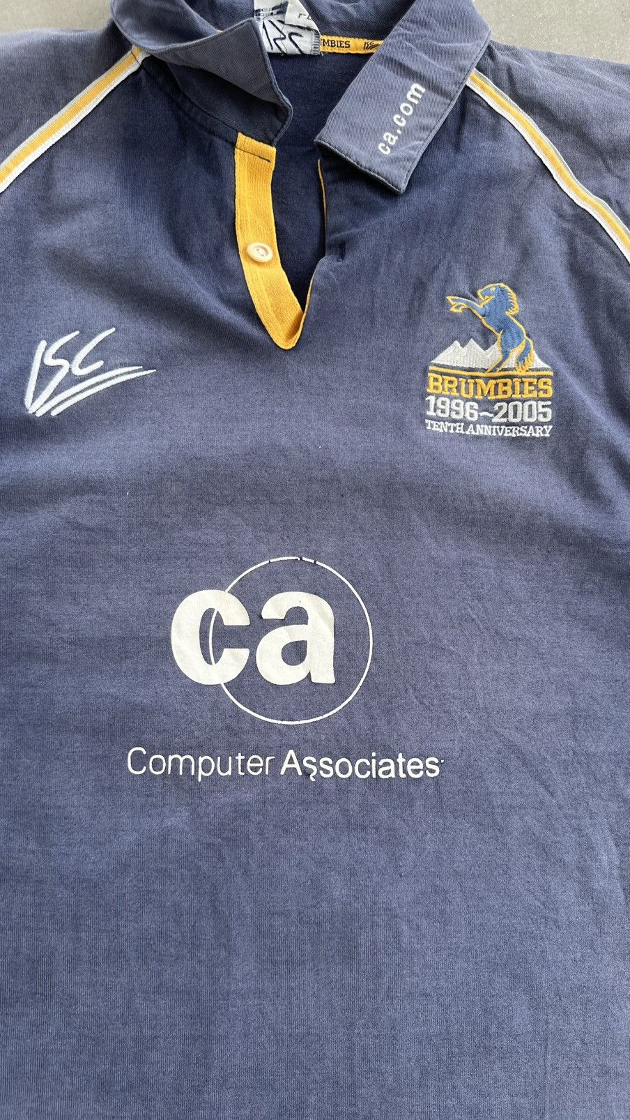 Vintage VINTAGE 2005 BRUMBIES 10TH ANNIVERSARY RUGBY UNION JERSEY Size US L / EU 52-54 / 3 - 2 Thumbnail