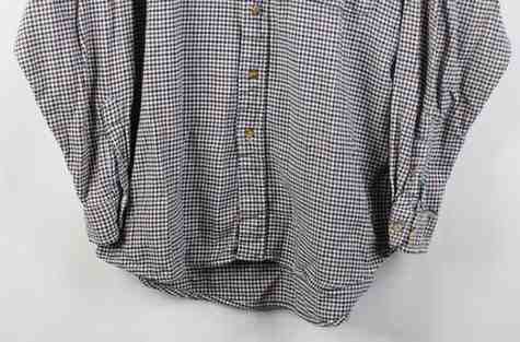 Vintage Vintage 90s Streetwear Houndstooth Flannel Button Down Shirt Size US M / EU 48-50 / 2 - 3 Thumbnail