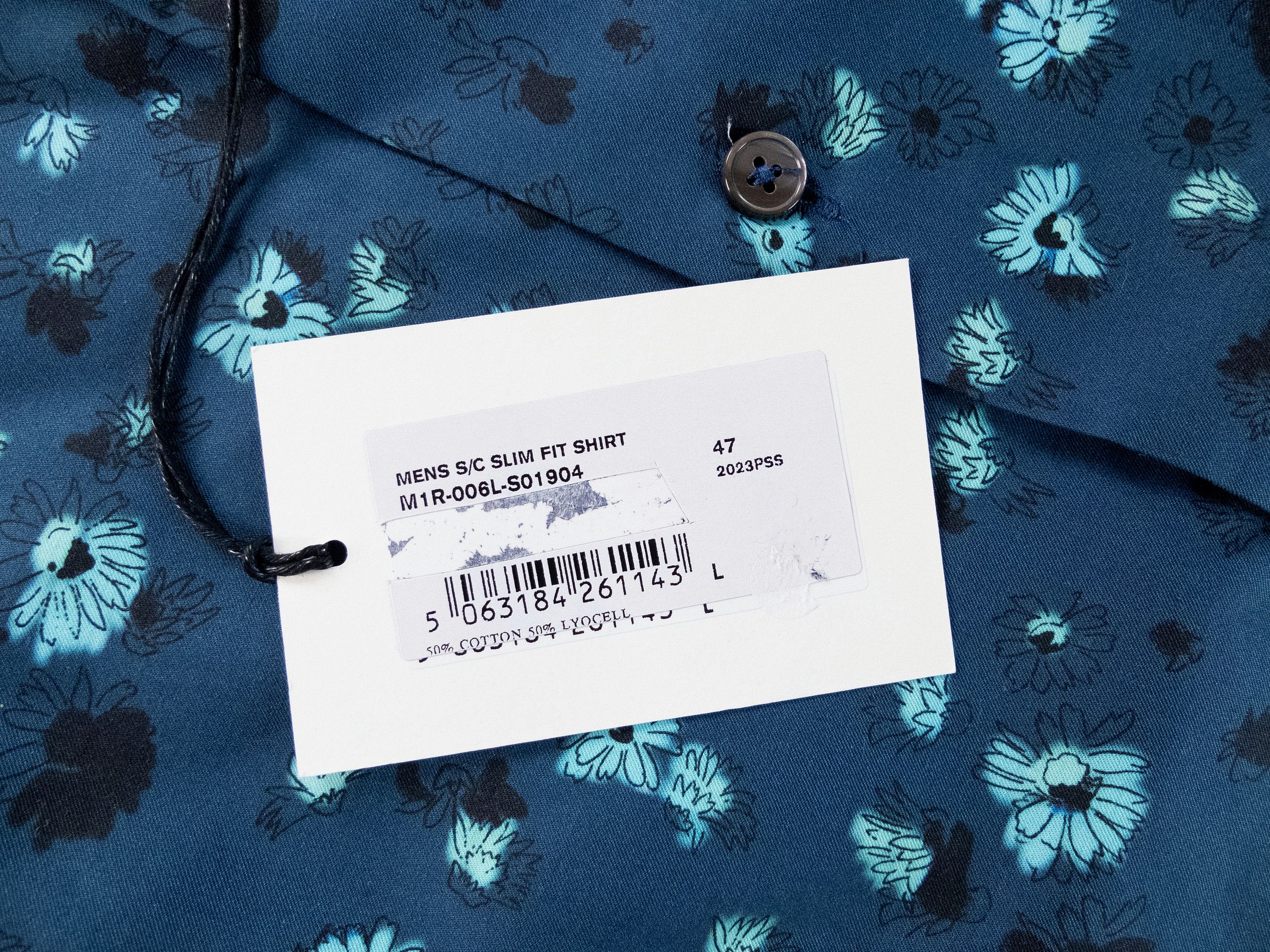 Paul Smith PAUL SMITH mainline green Hazy floral slim fit shirt Large Size US L / EU 52-54 / 3 - 6 Thumbnail