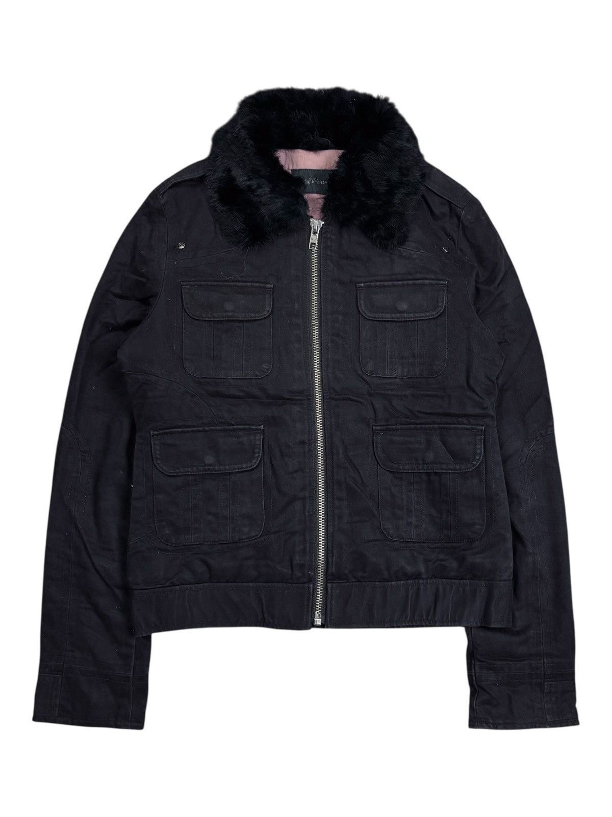 14th Addiction 2000s Zadig Volatire - Vkei Style Trim Fur Collar Jacket Size US S / EU 44-46 / 1 - 2 Thumbnail