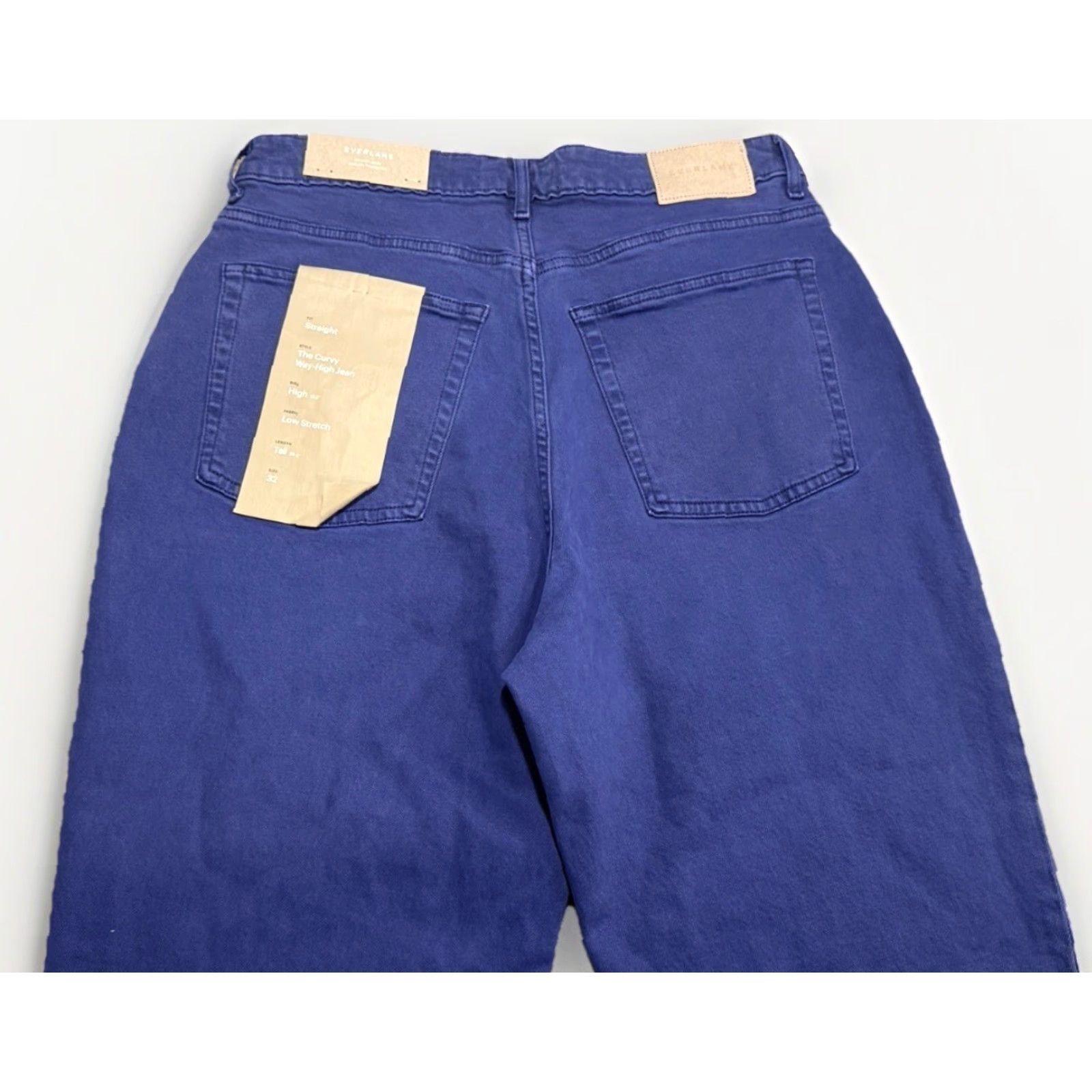 Everlane Everlane The Way High Curvy Jeans – Straight – Blue – Women – Size 30x28 – NWT/New with Tags - 30 Waist 28 Inseam Size 30" / US 8 / IT 44 - 5 Thumbnail
