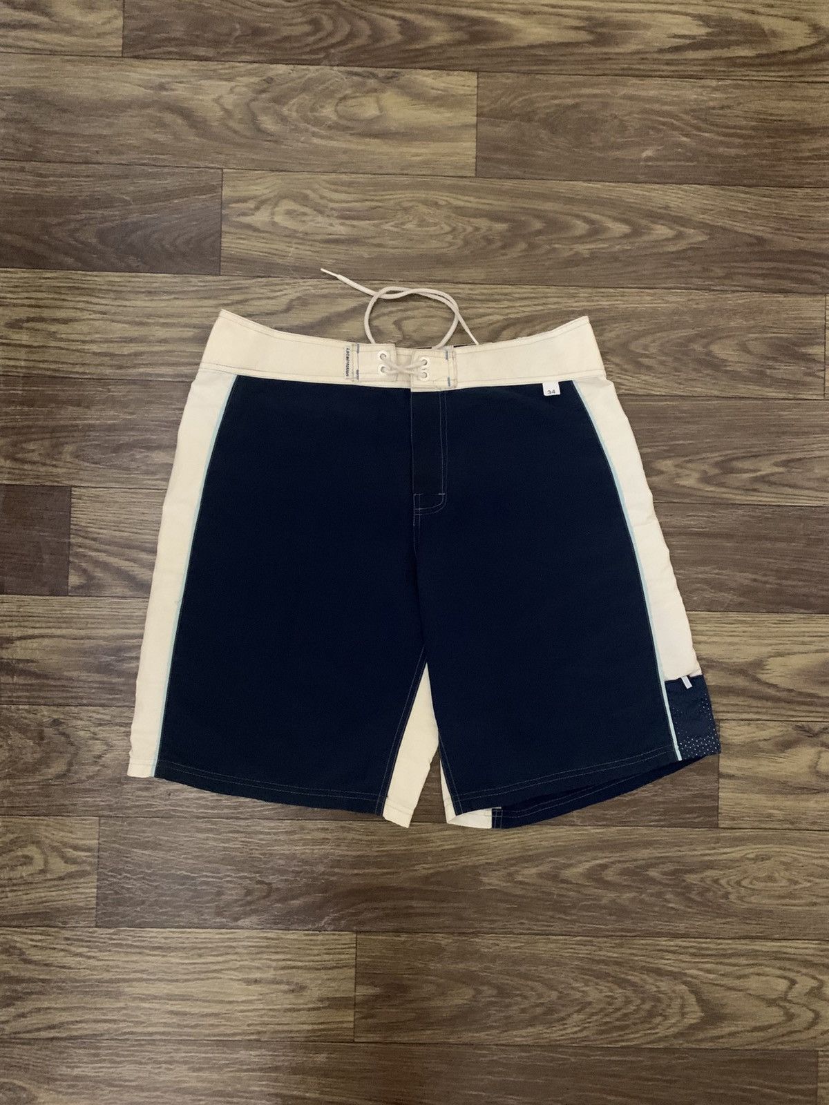 Japanese Brand Mens Sport Surf Pants LOCAL MOTION Japan Vintage 90s Y2K Size US 34 / EU 50 - 2 Thumbnail