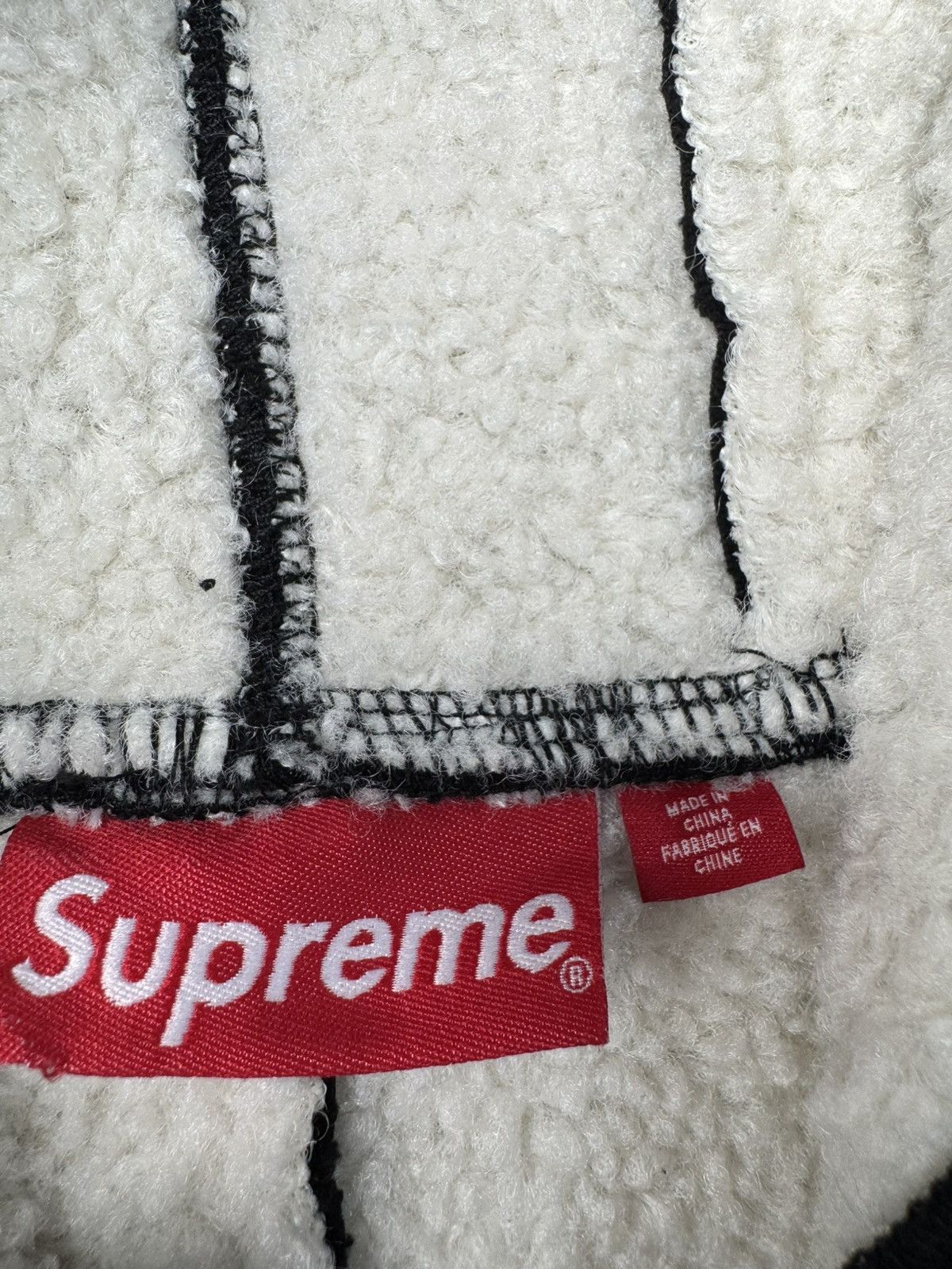 Supreme Faux shearling zip up hoodie Size US XXL / EU 58 / 5 - 3 Thumbnail