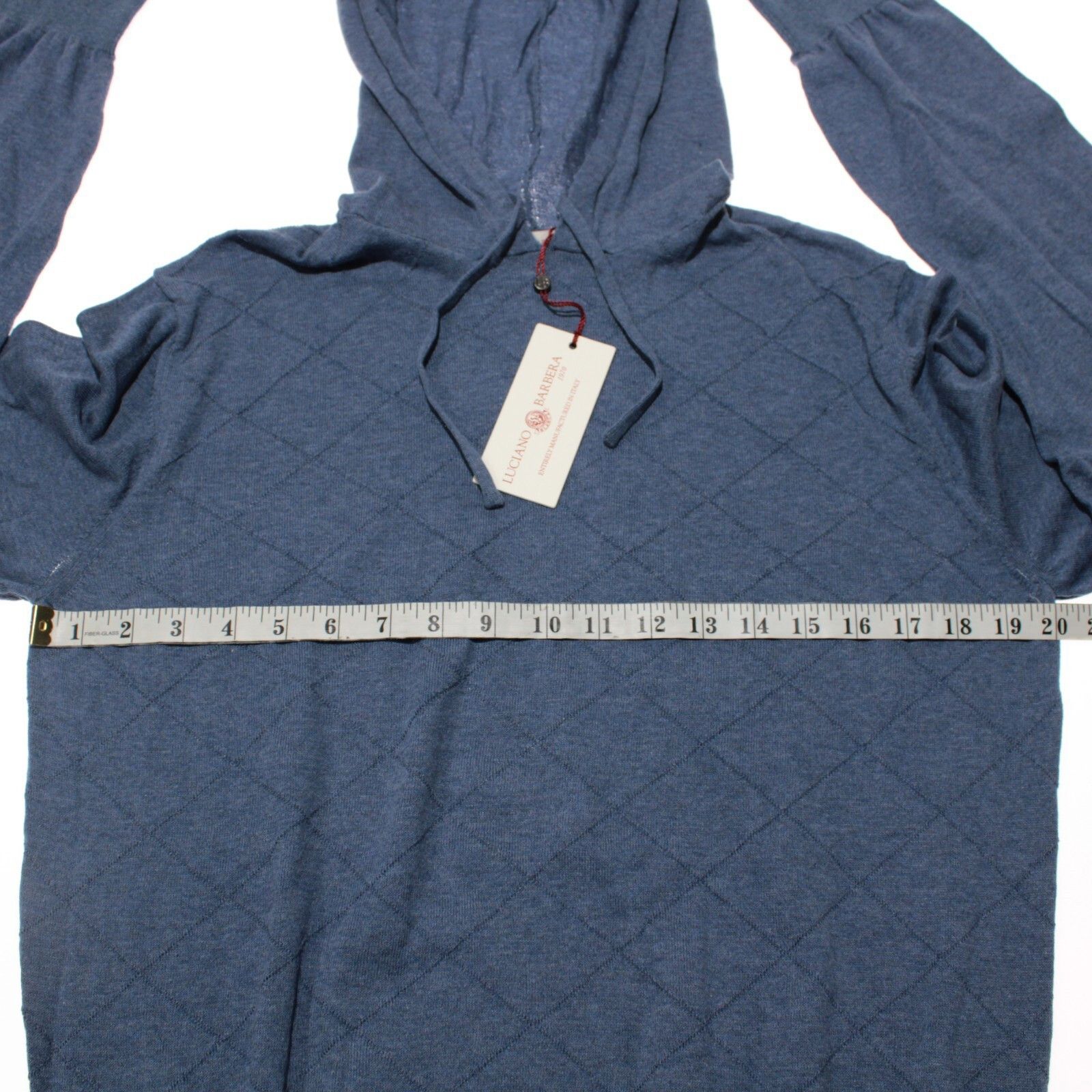 Luciano Barbera Luciano Barbera Sweater Size US XL in Blue Size US XL / EU 56 / 4 - 4 Thumbnail