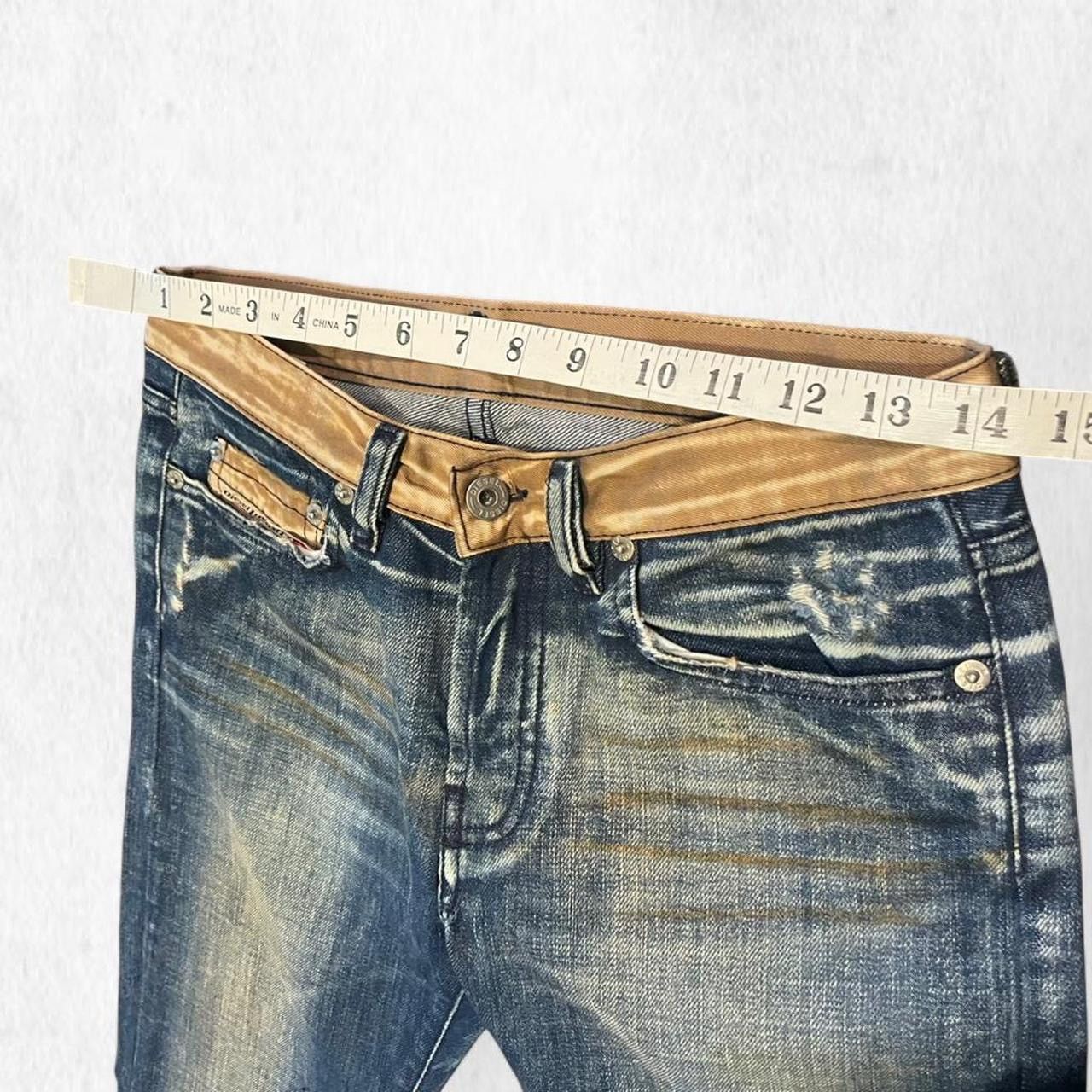 Diesel Diesel RARE Deadstock ZEROX Low rise blue denim jeans Size 26" / US 2 / IT 38 - 3 Thumbnail