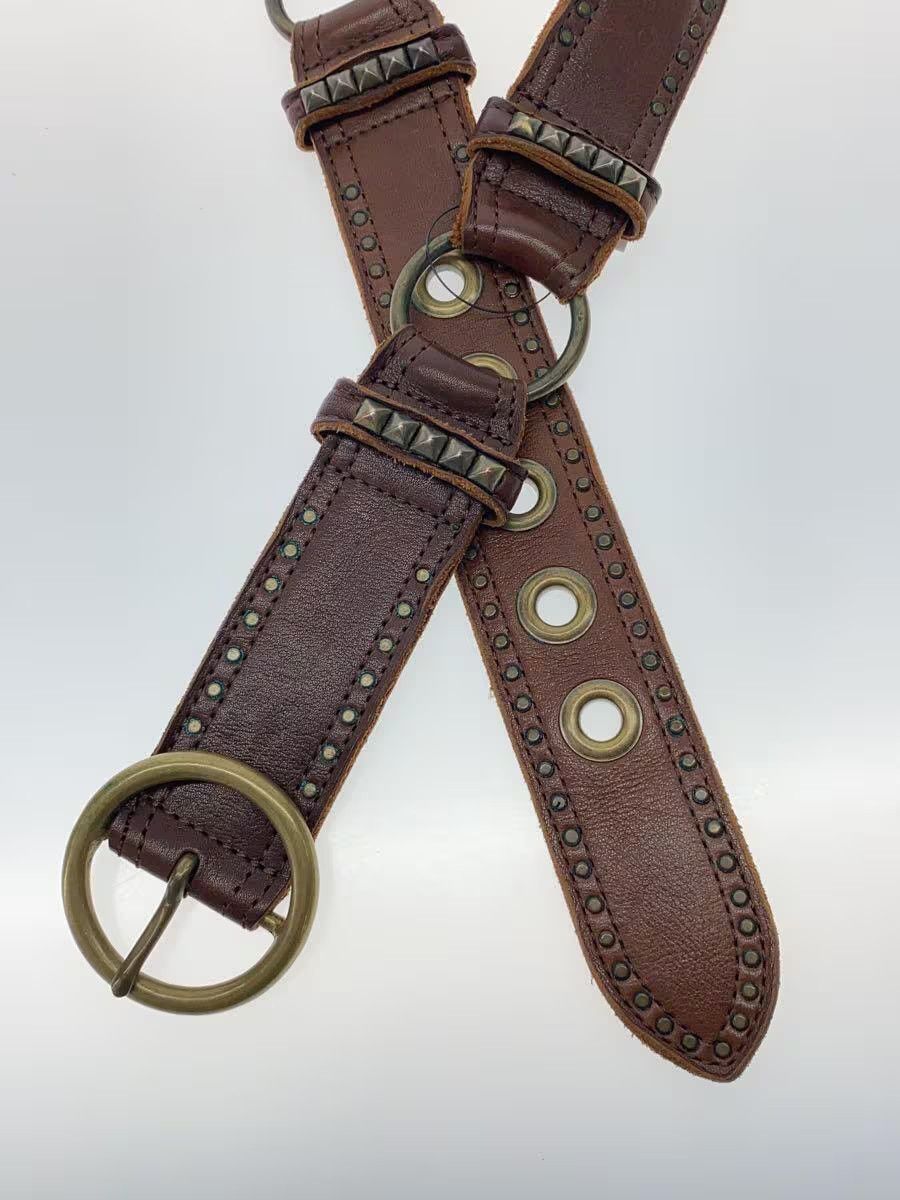 Hysteric Glamour Studded Logo Leather Belt Size ONE SIZE - 2 Thumbnail