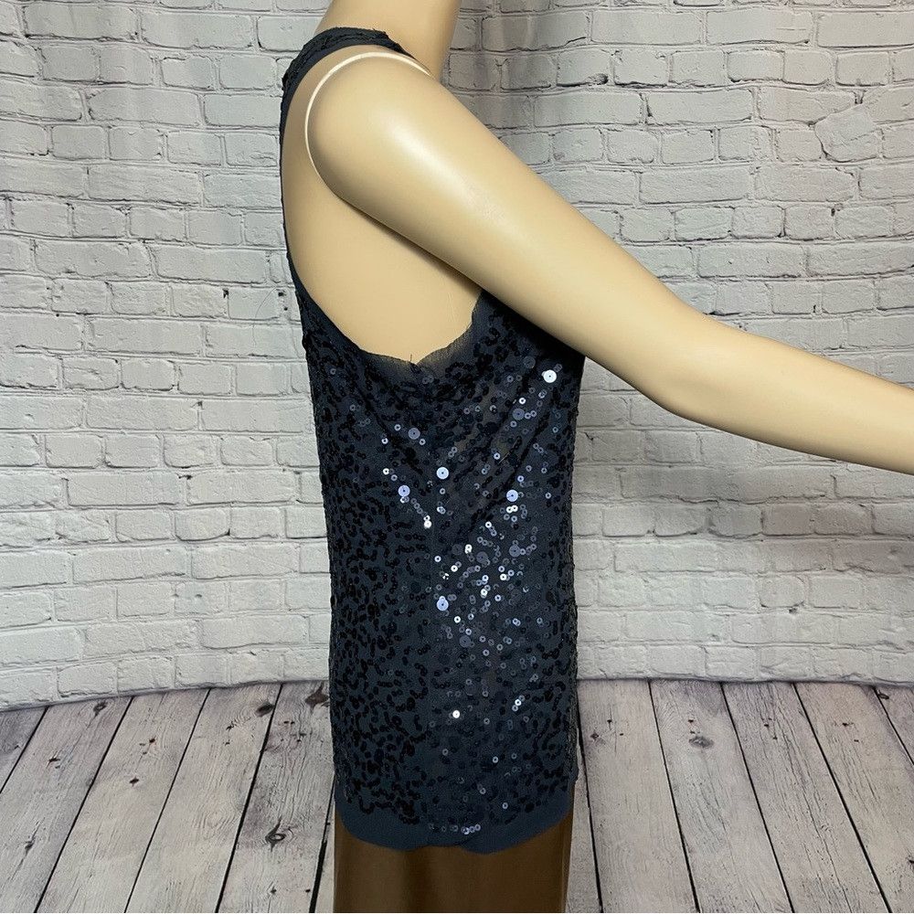 Other Max Studio Sequin Dark Grey Tank Top Size S Size S / US 4 / IT 40 - 4 Thumbnail