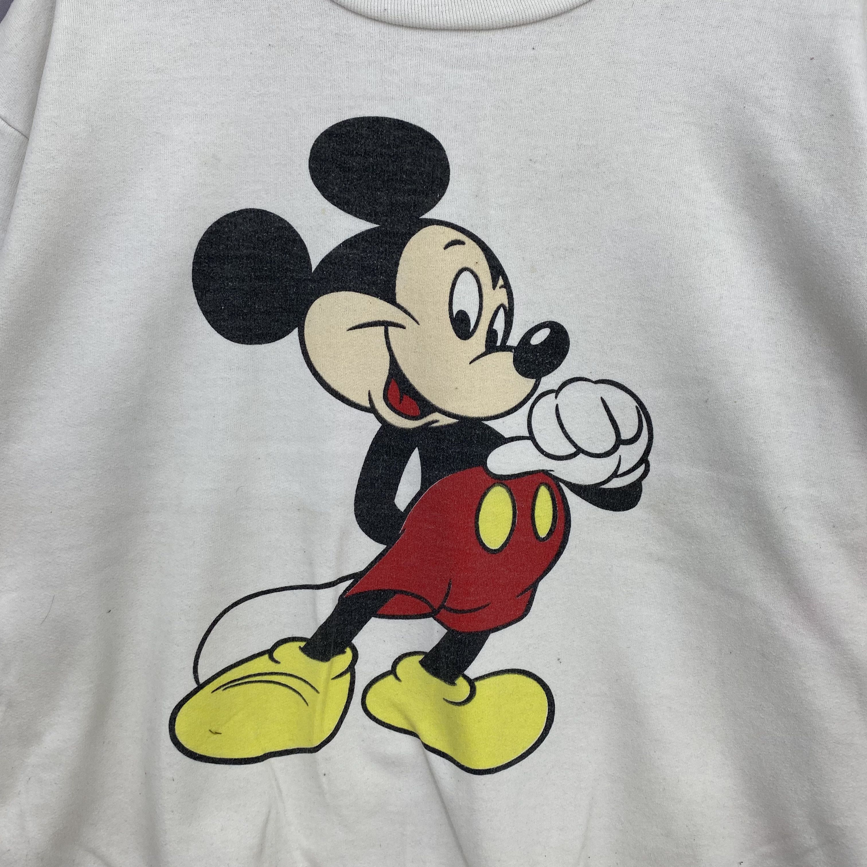 Disney Vintage 80s Disney Mickey Mouse Sweater Pullover Sweatshirt Size US L / EU 52-54 / 3 - 3 Thumbnail