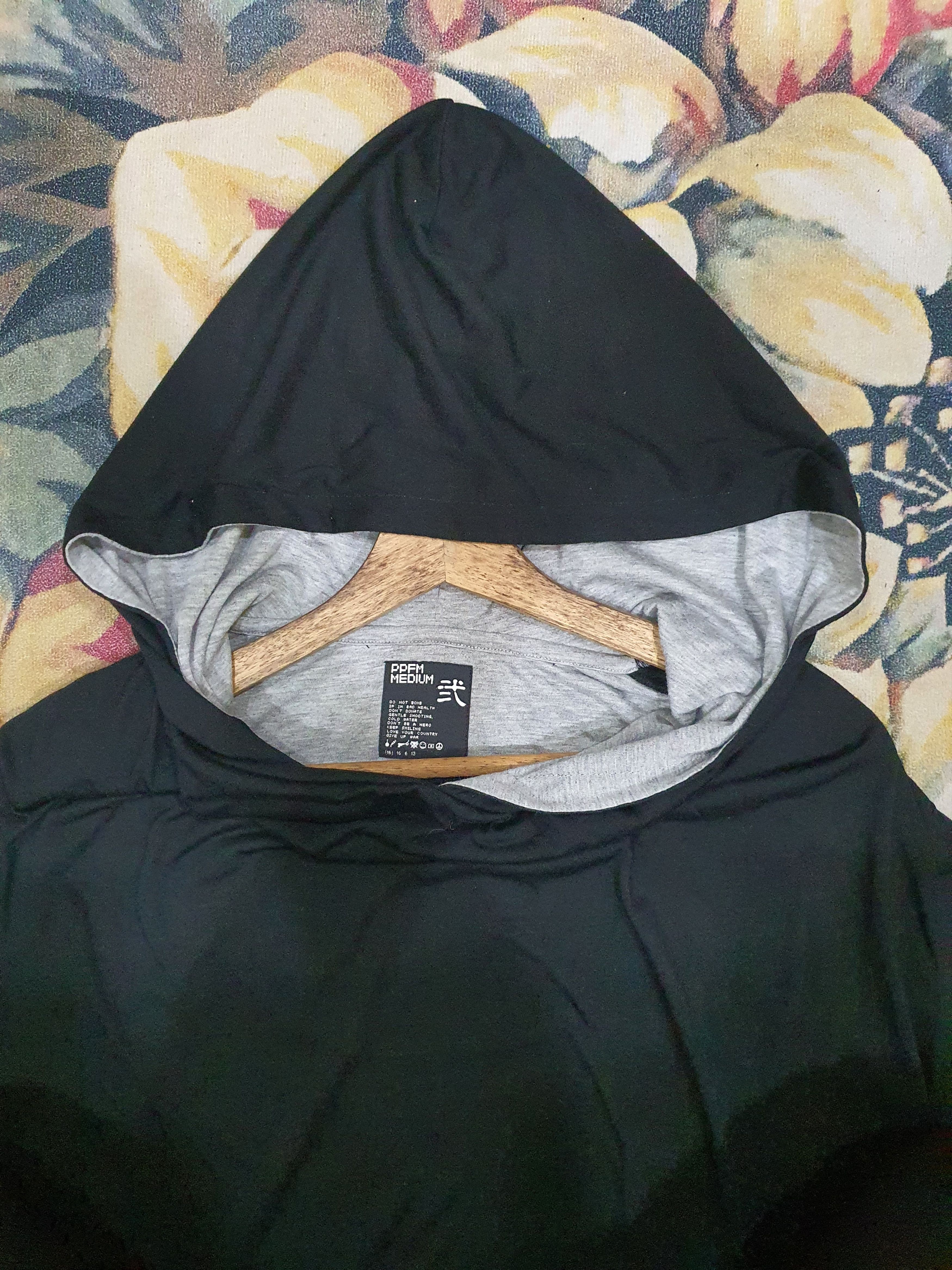 PPFM ppfm black short-sleeved hoodie Size US M / EU 48-50 / 2 - 3 Thumbnail